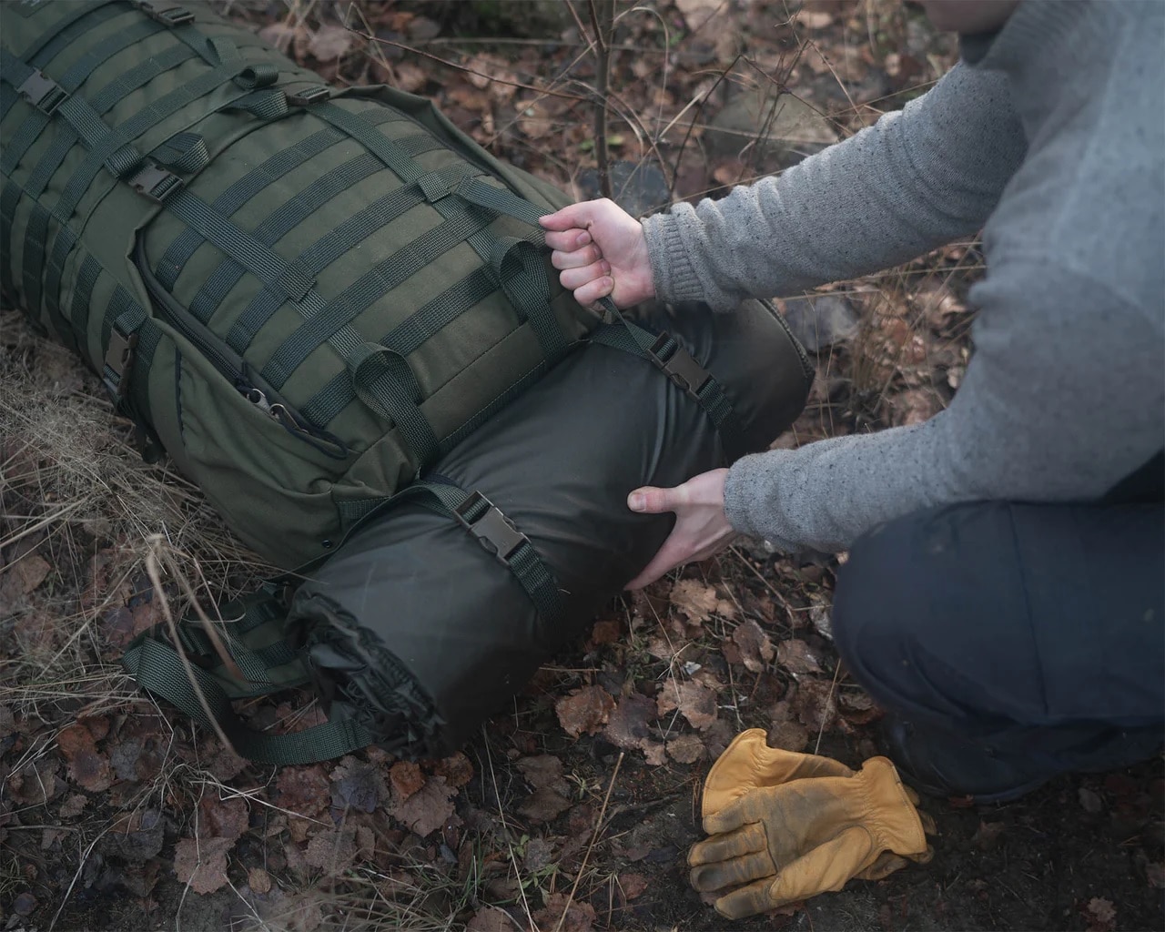 Popruhy Savotta SR Buckle 120 cm, 2 ks - Green