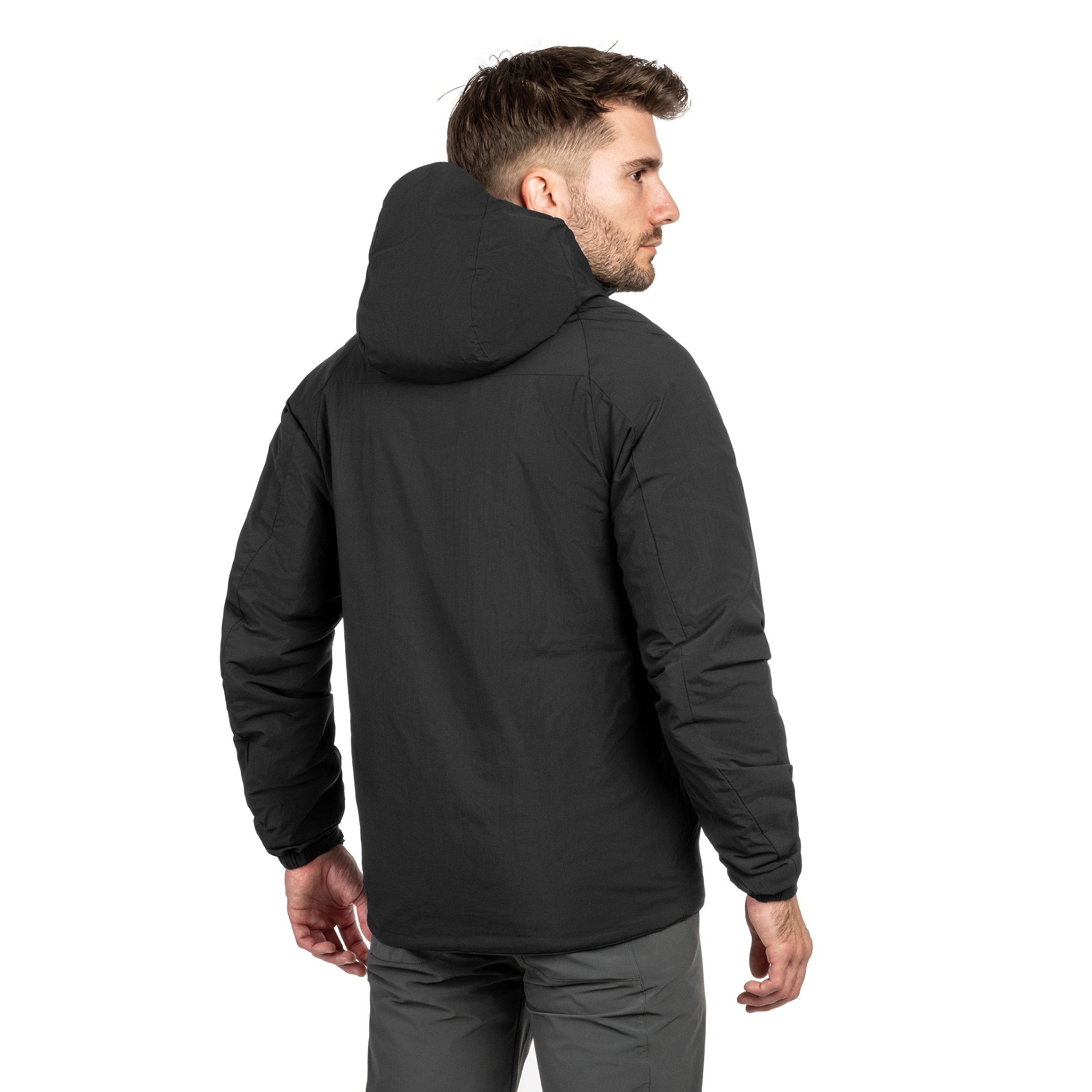 Bunda Helikon-Tex Wolfhound Hoodie Lite - Black