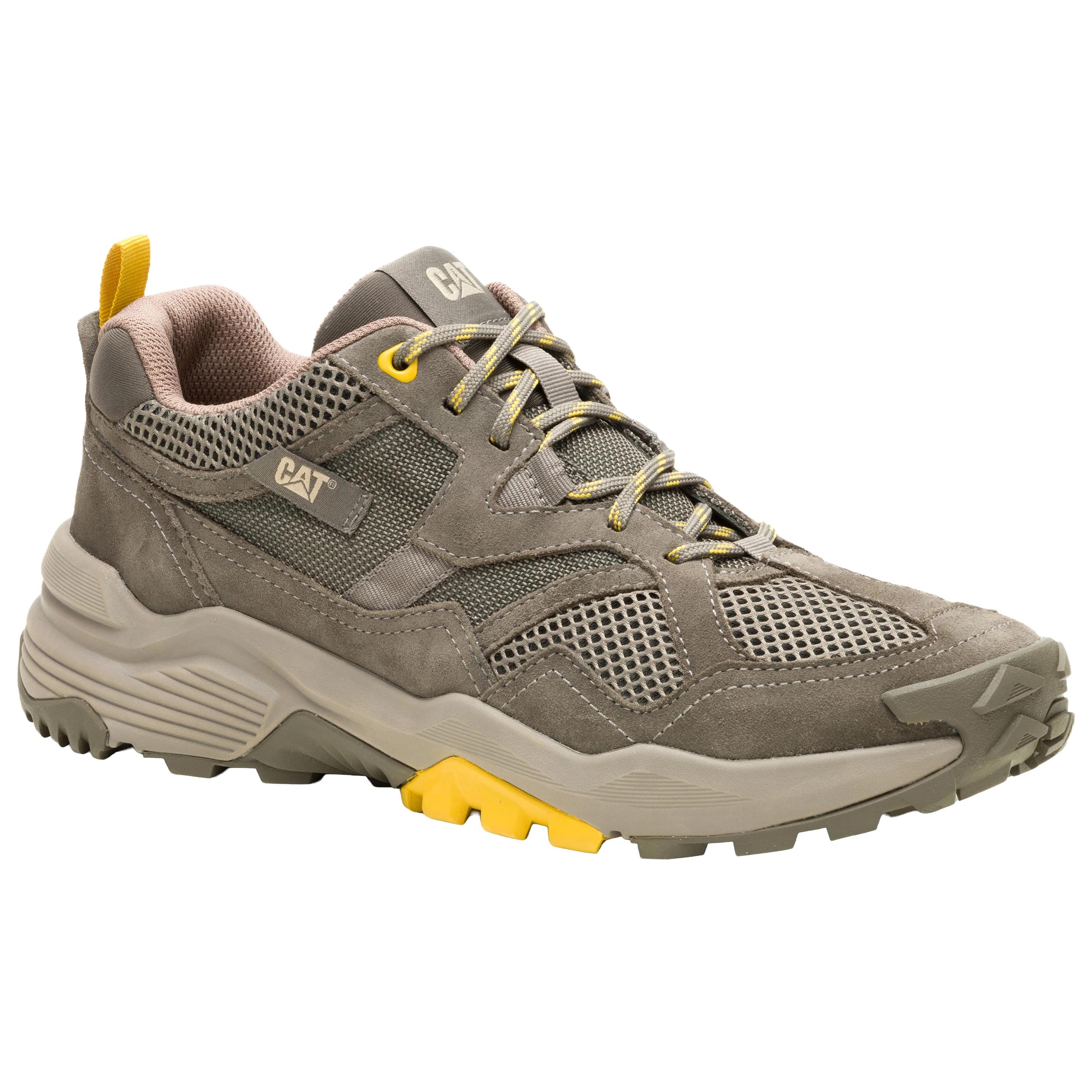 Boty Cat Footwear Grapple Suede Mesh - Worn Brown