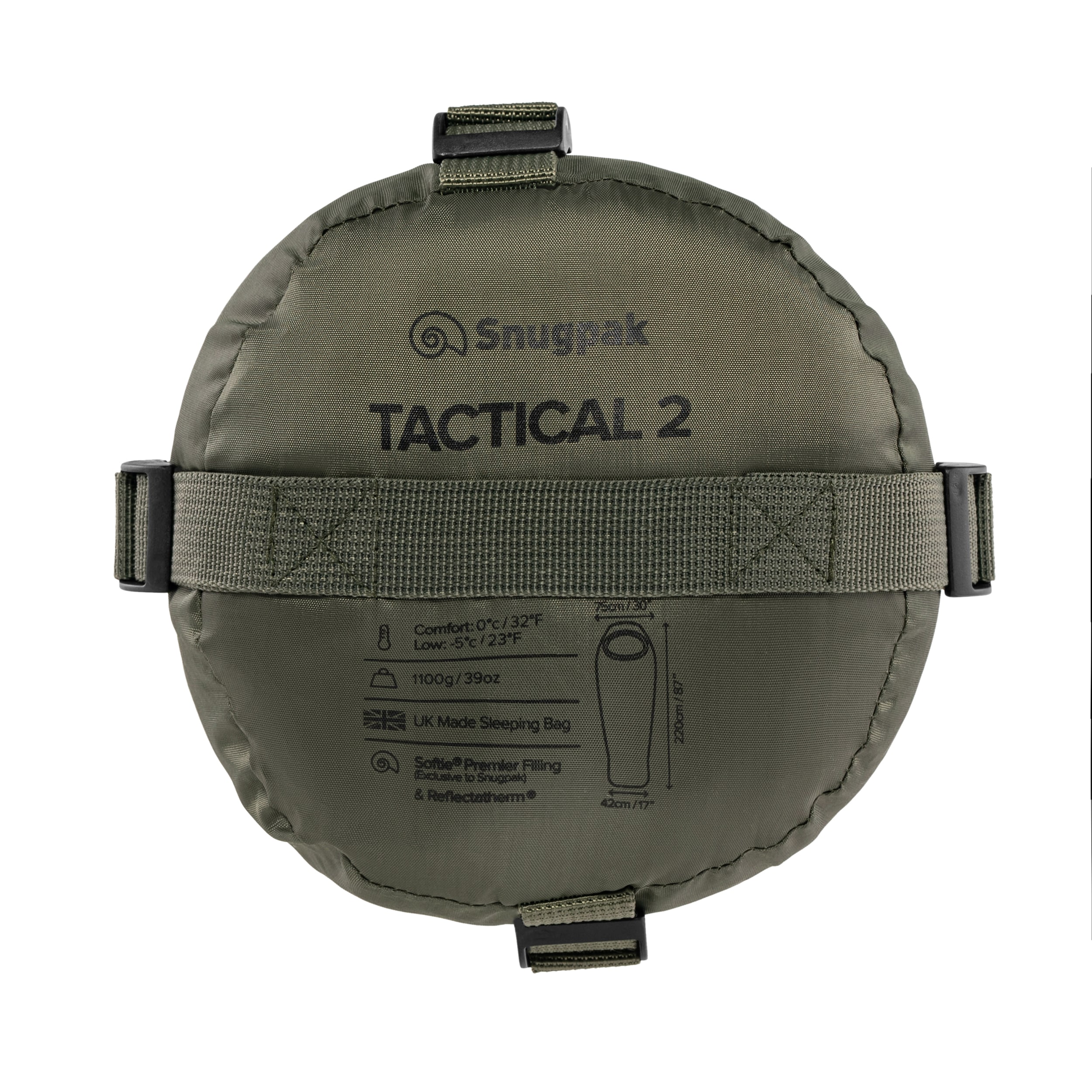 Spací pytel Snugpak Tactical 2 Olive - levý