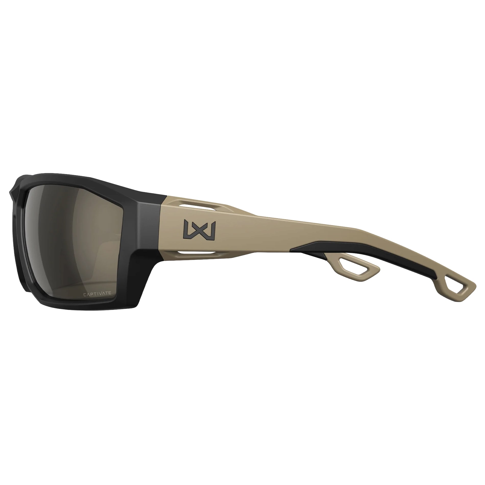Taktické brýle Wiley X Alpine - Captivate Polarized Tungsten Mirror/Matte Black/Tan