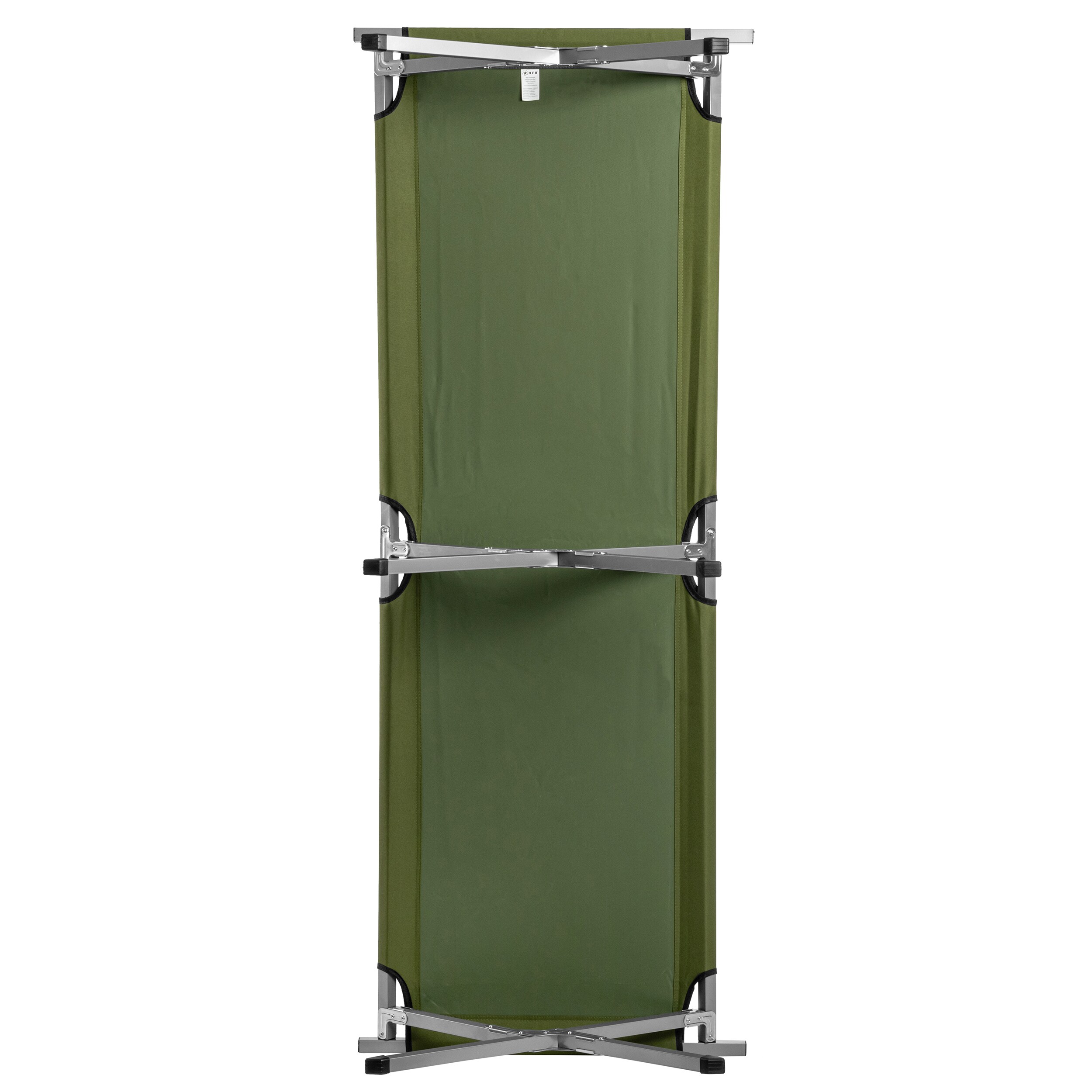 Skládací polní lůžko MFH US z oceli Olive - 190 x 60 cm