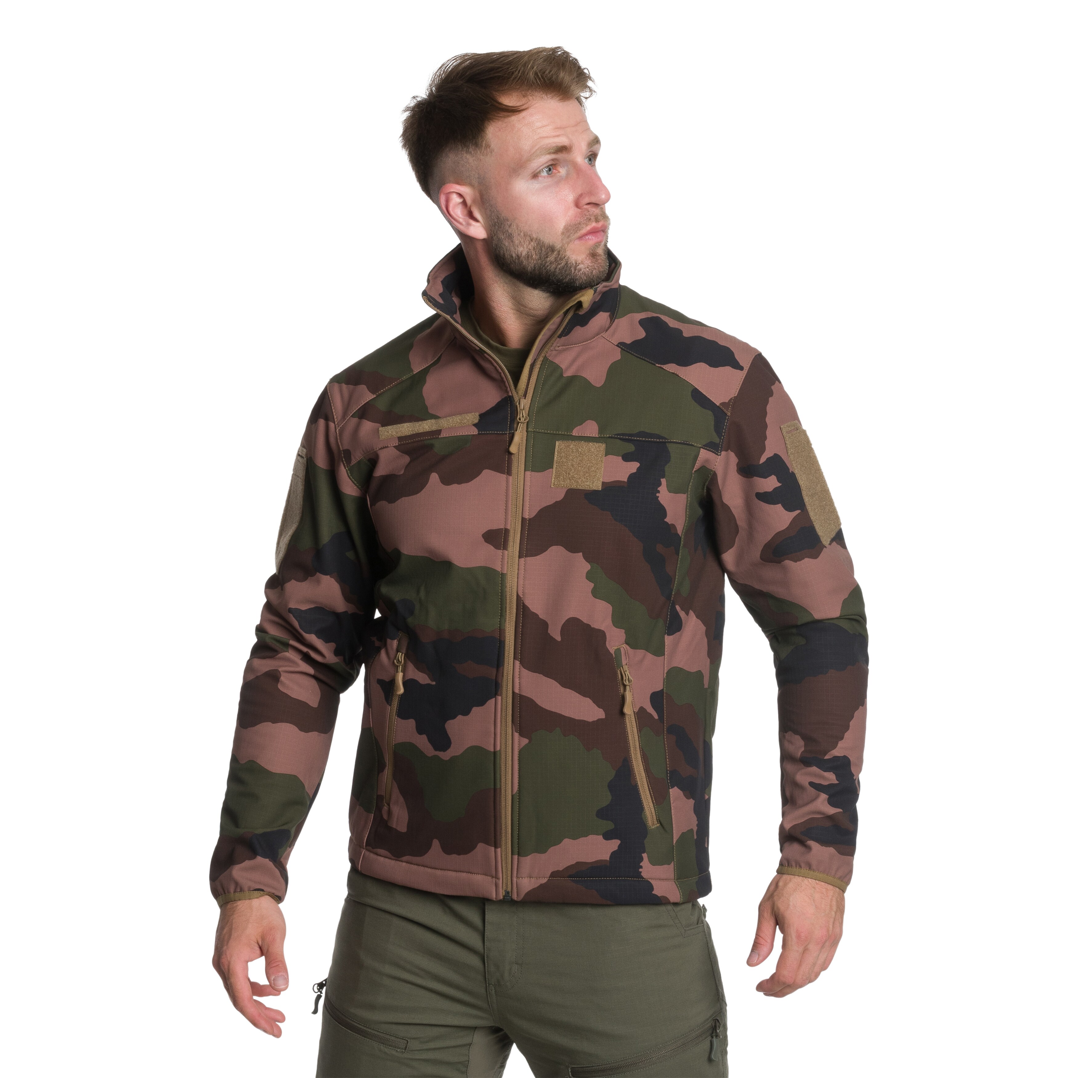Bunda A10 Equipment Softshell Fighter - CCE Camo