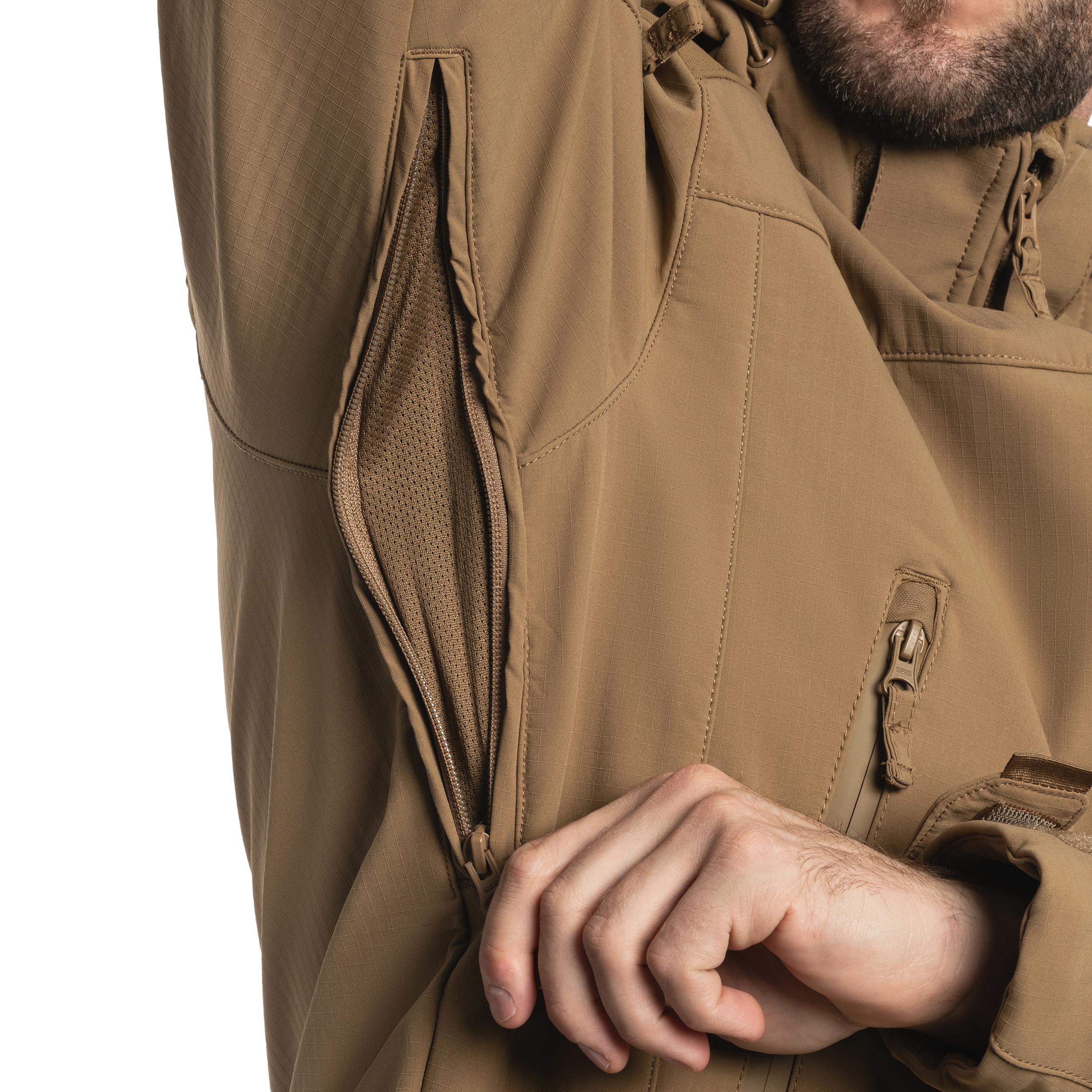Bunda A10 Equipment Softshell V2 Fighter - Tan