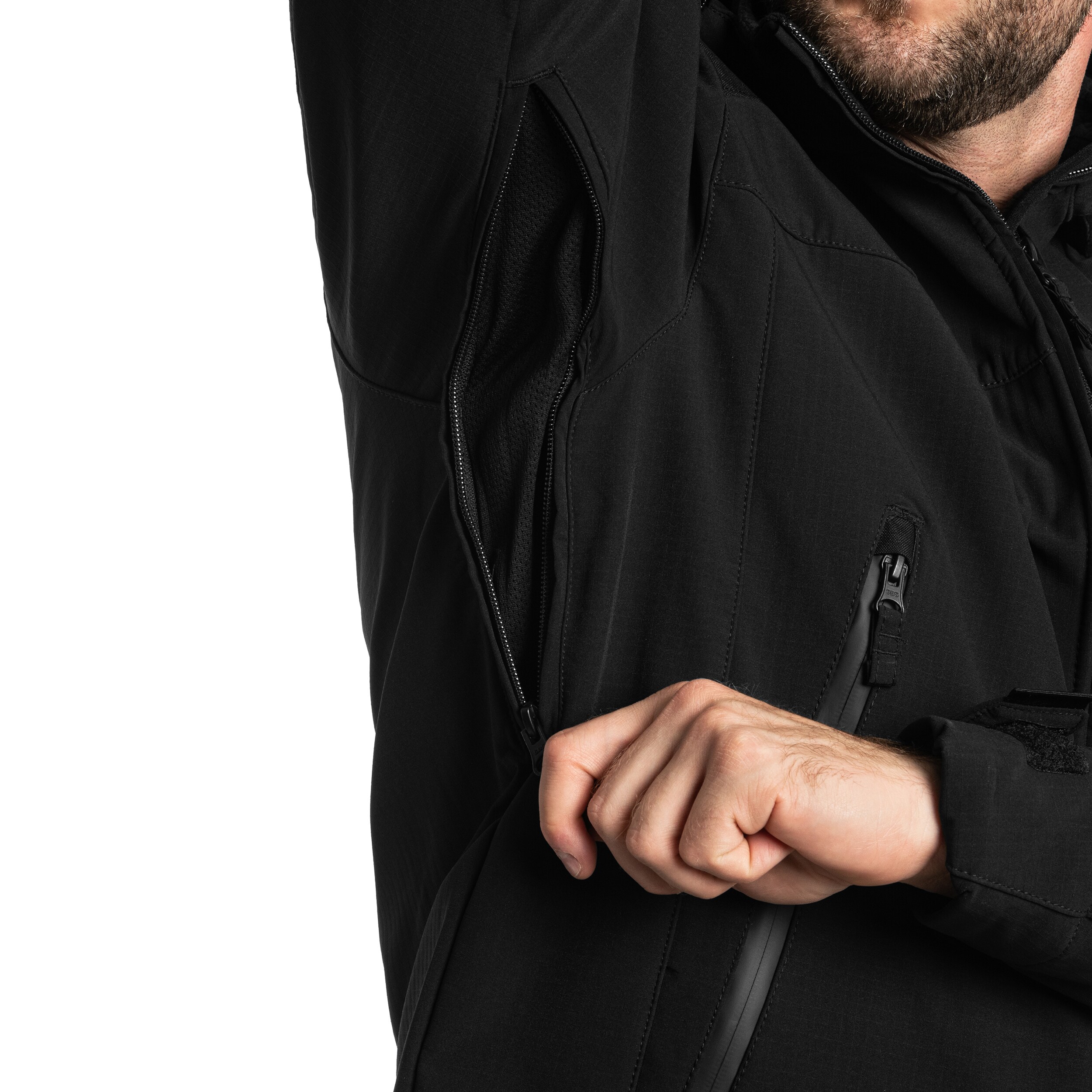 Bunda A10 Equipment Softshell V2 Fighter - Black