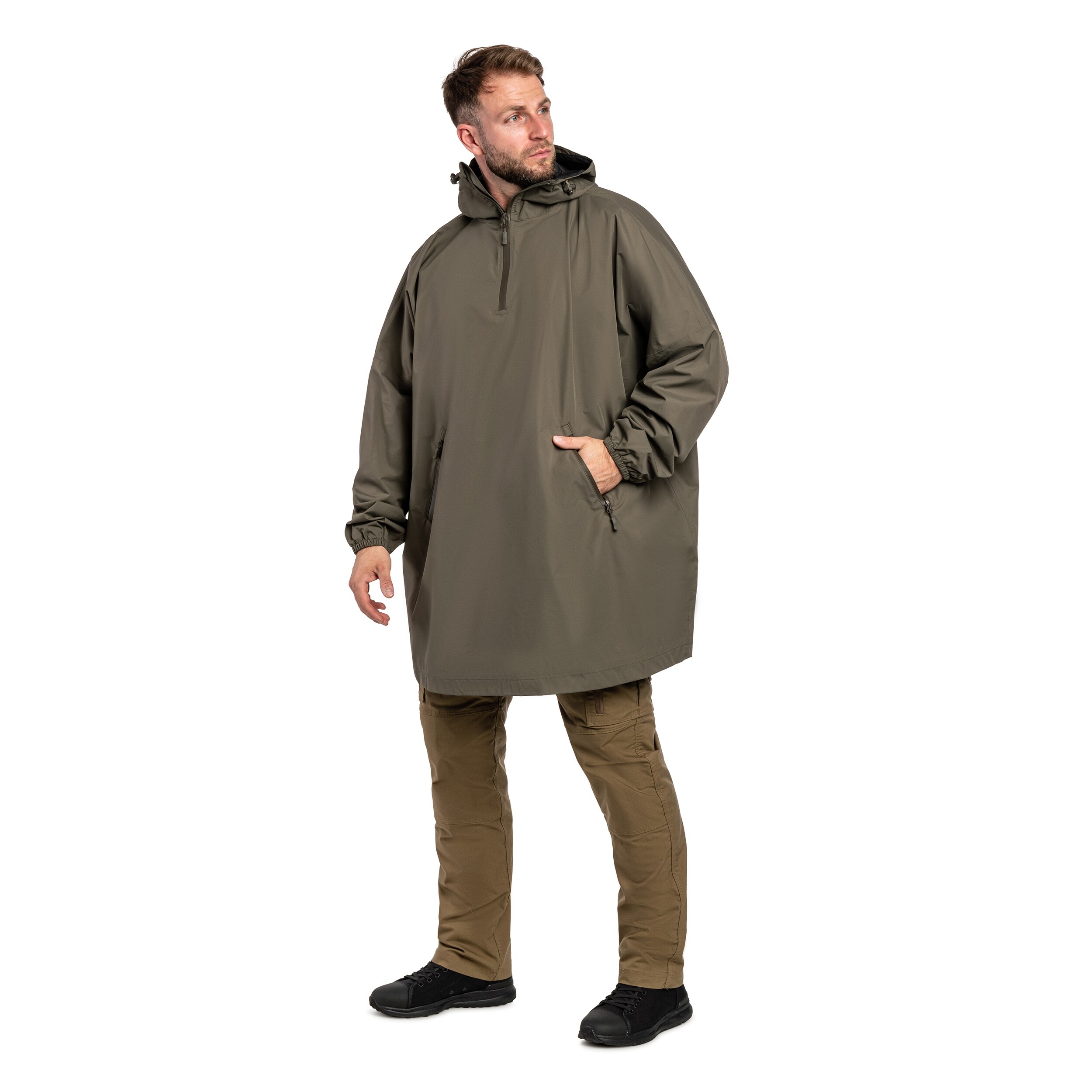 Pončo A10 Equipment Rain Protect – olivově zelené