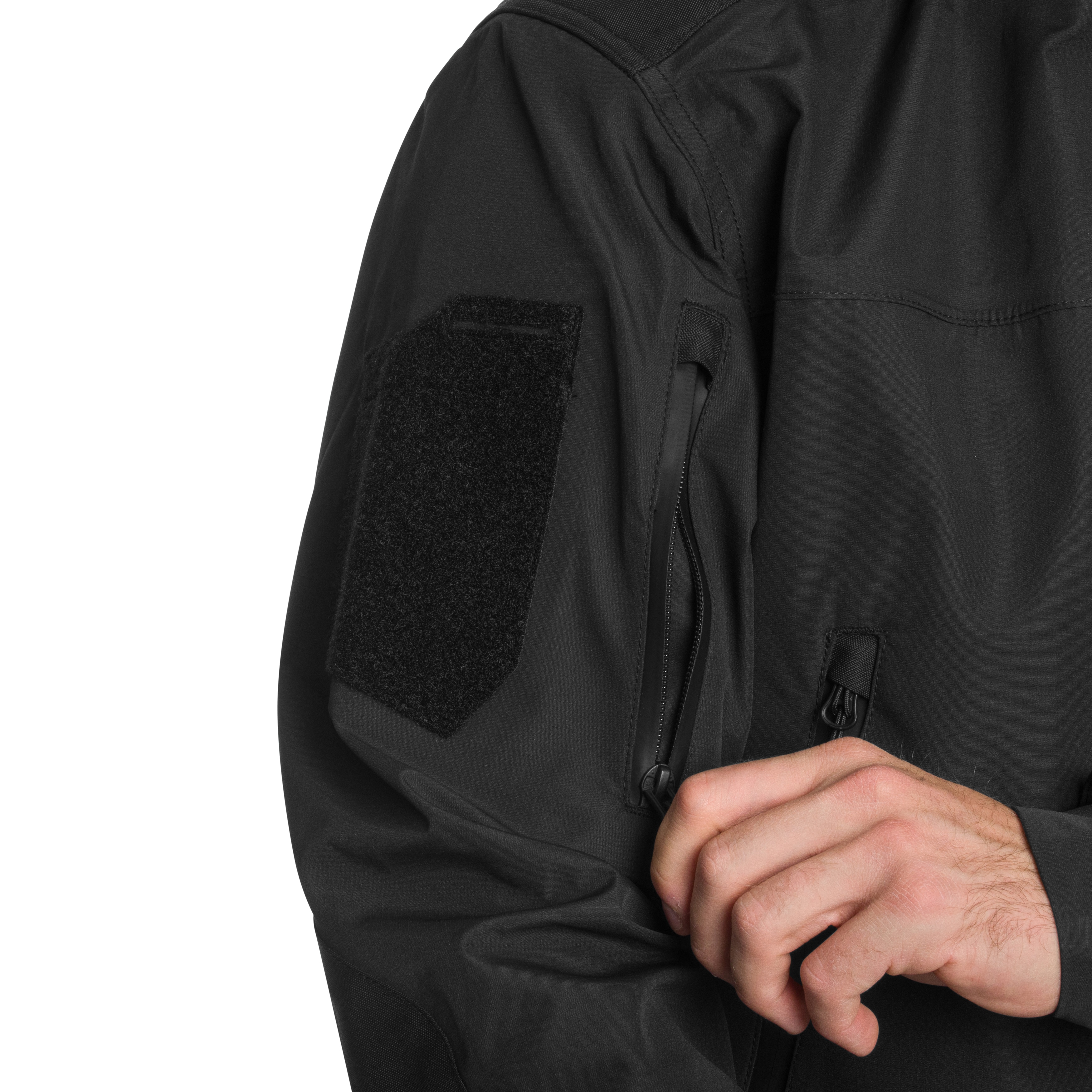 Bunda A10 Equipment Fighter Hardshell Parka Jacket - Black
