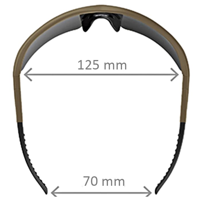 Taktické brýle Swiss Eye Raptor Small Coyote