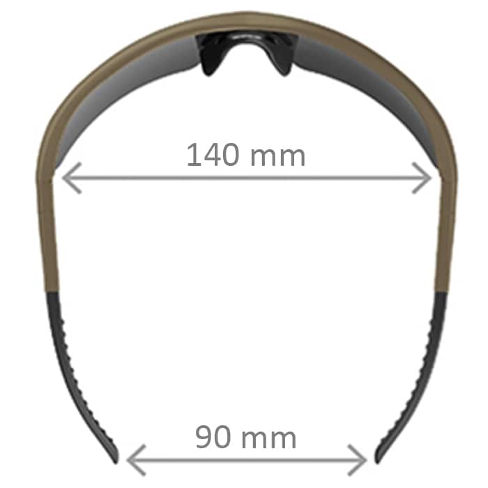 Taktické brýle Swiss Eye Raptor Large Coyote