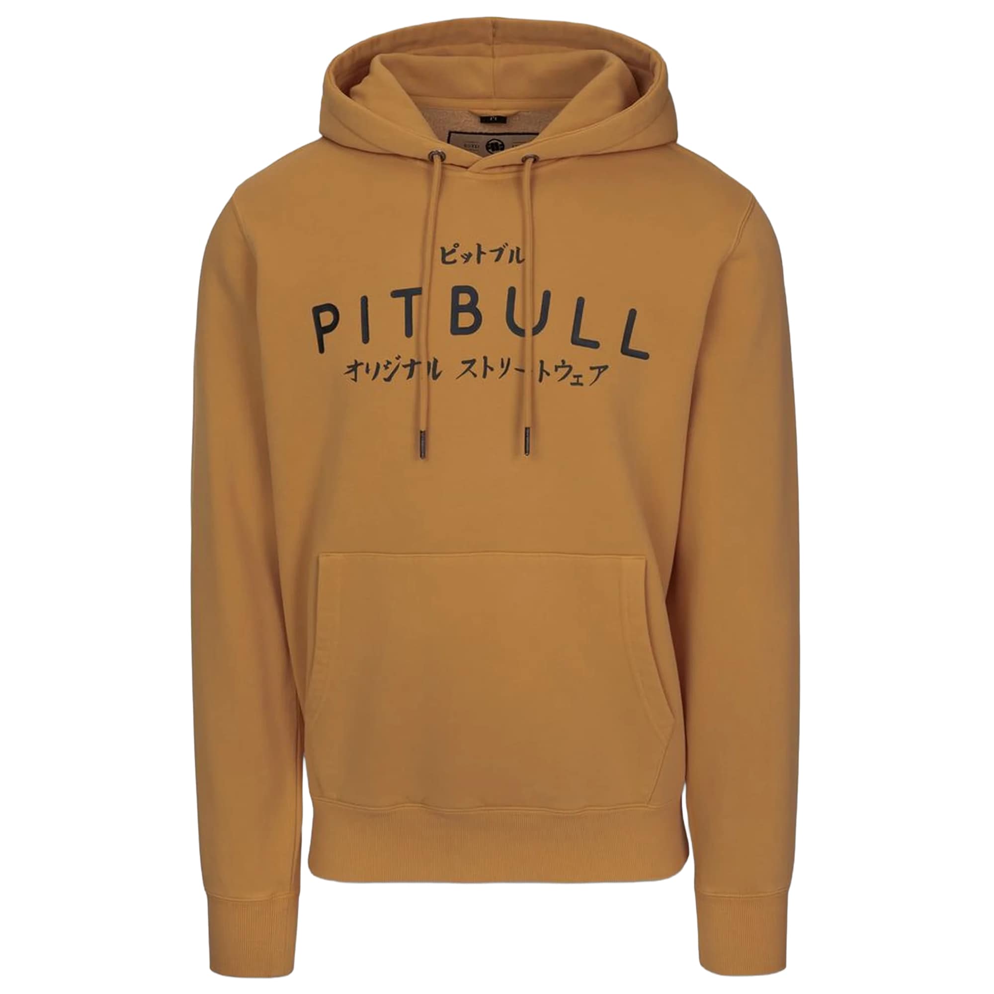 Mikina Pitbull Washed MT Fuji Hooded – žlutá