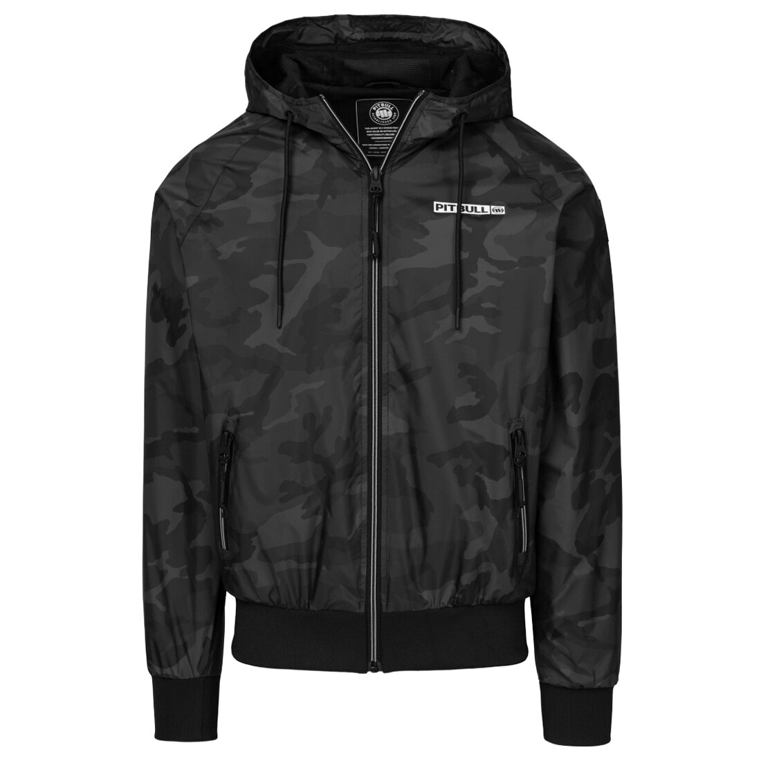 Bunda Pitbull Athletic Logo II Hooded - Black Camo