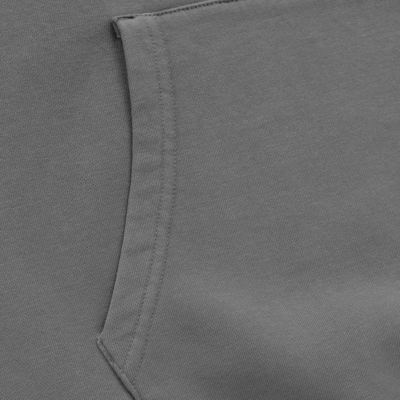 Mikina Pitbull Washed MT Fuji s kapucí - Grey