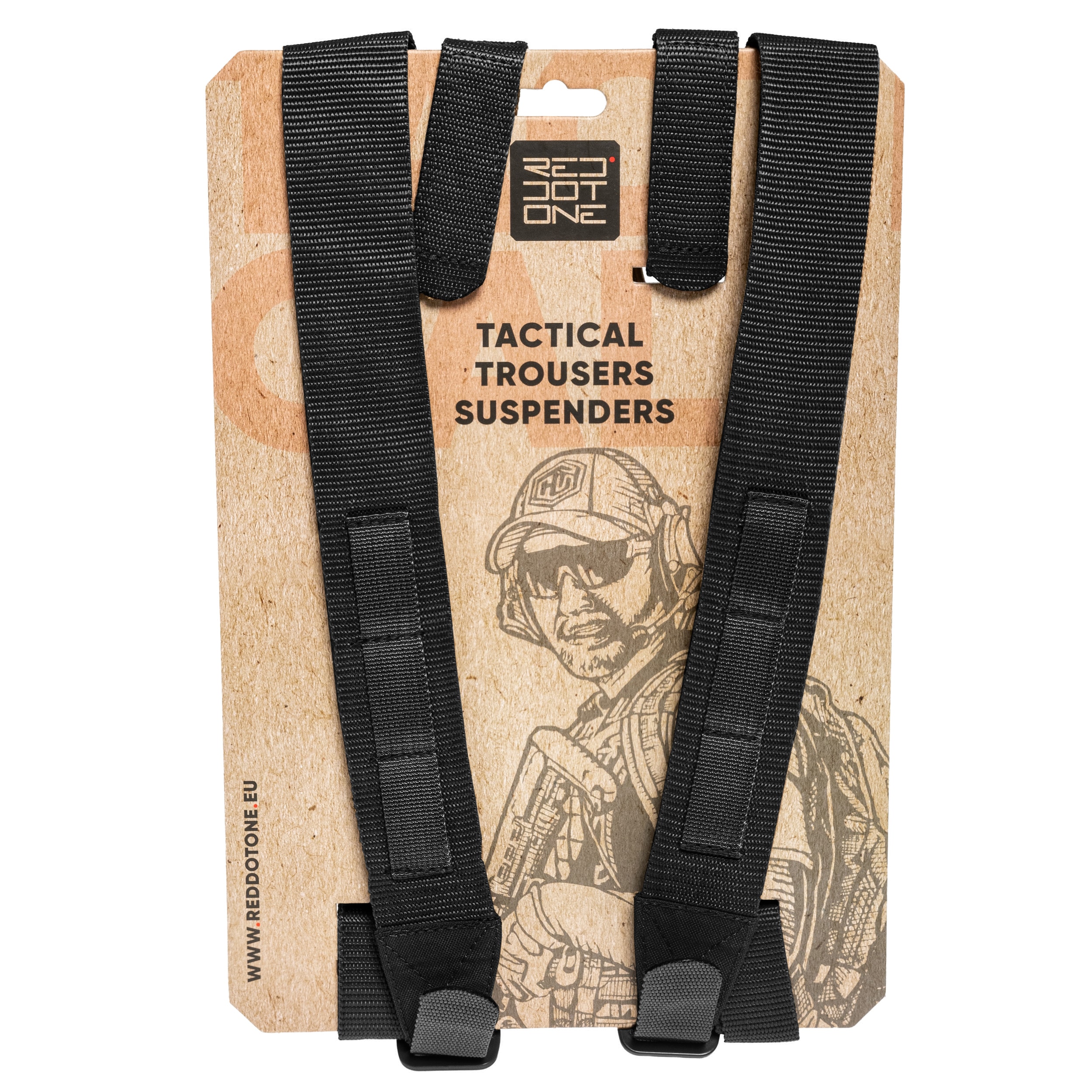 Taktické popruhy Red Dot One Tactical Suspenders - Black