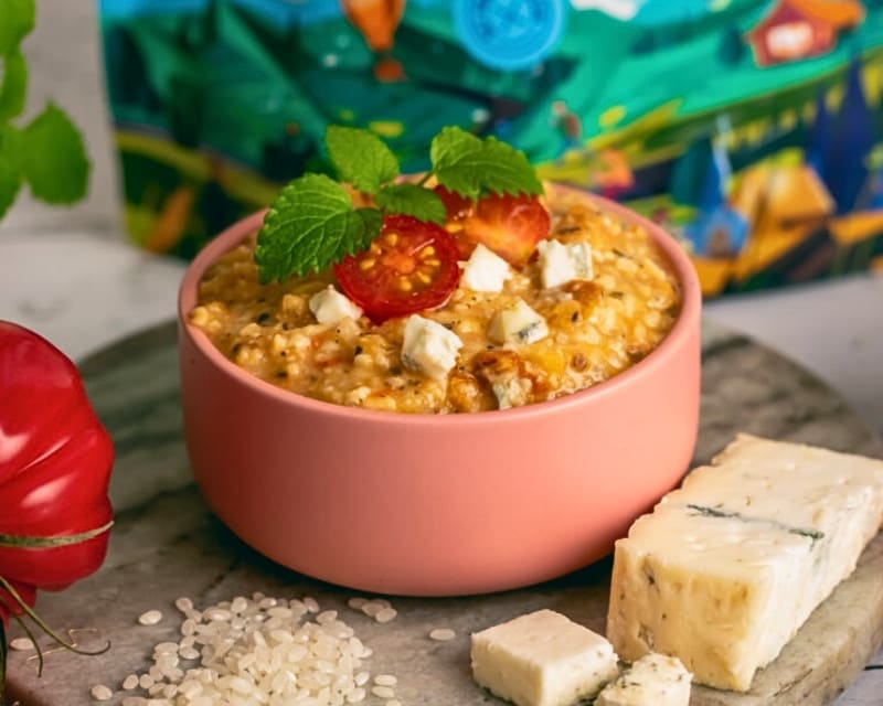 Liofilizované jídlo Lyommy Risotto s rajčaty a gorgonzolou 132 g/635 kcal