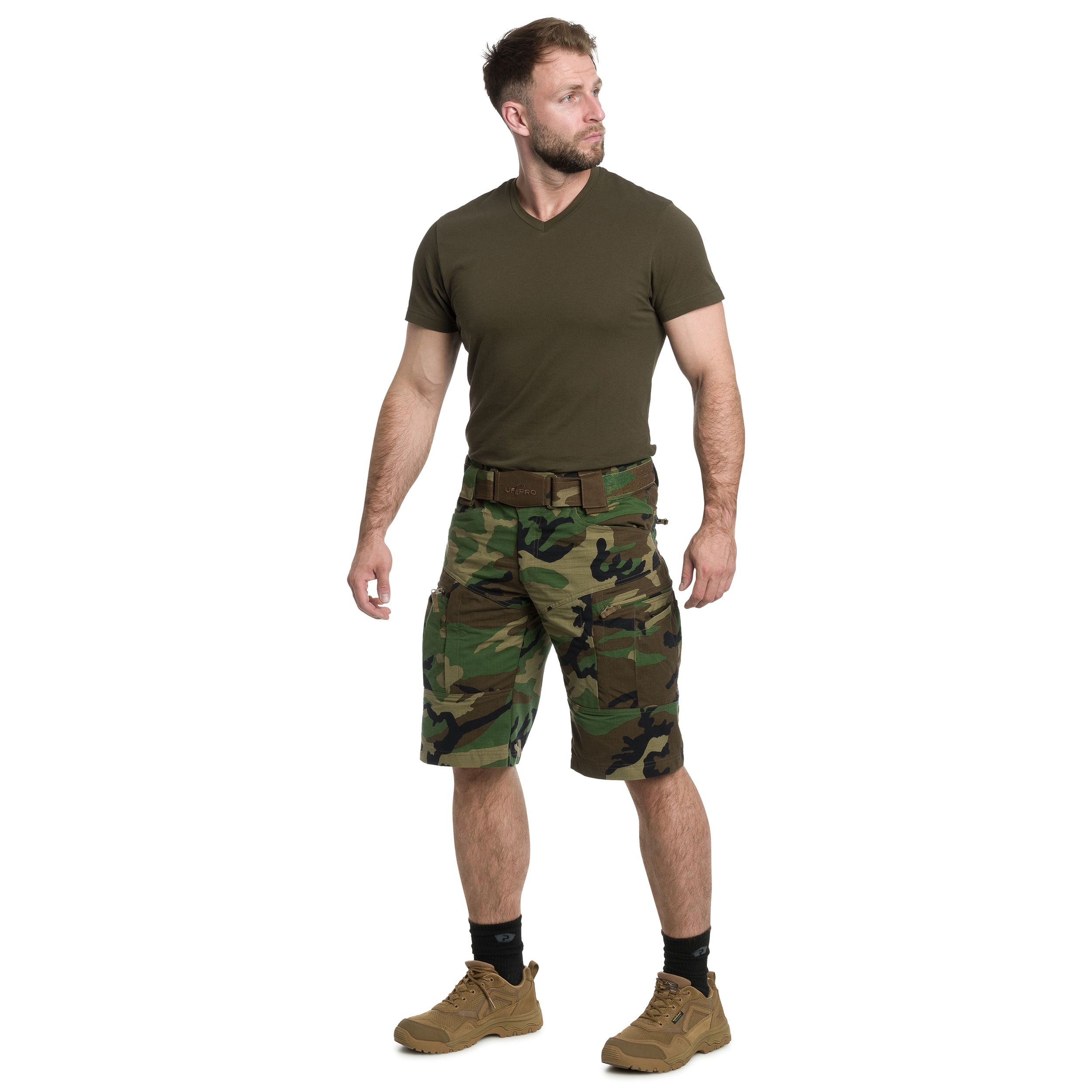 Kraťasy UF PRO P-40 Gen.2 Tactical - Woodland