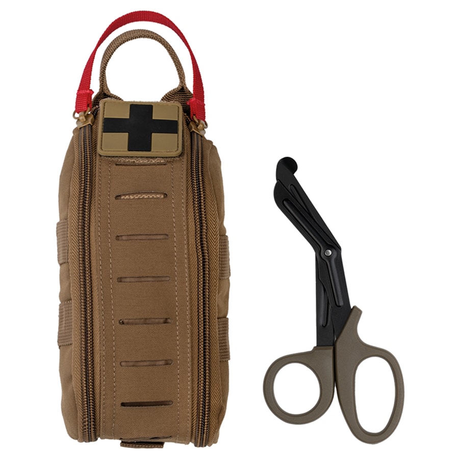 Lékárnička Mil-Tec IFAK Rapid Pack + nůžky – Dark Coyote