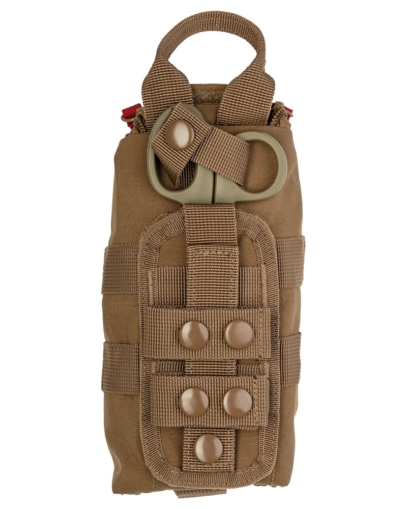 Lékárnička Mil-Tec IFAK Rapid Pack + nůžky – Dark Coyote