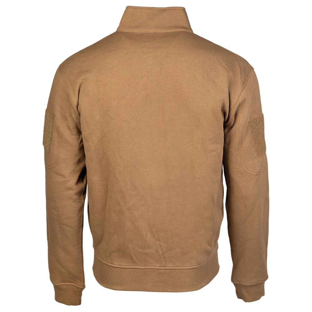 Mikina Mil-Tec Tactical Sweatjacket - Dark Coyote