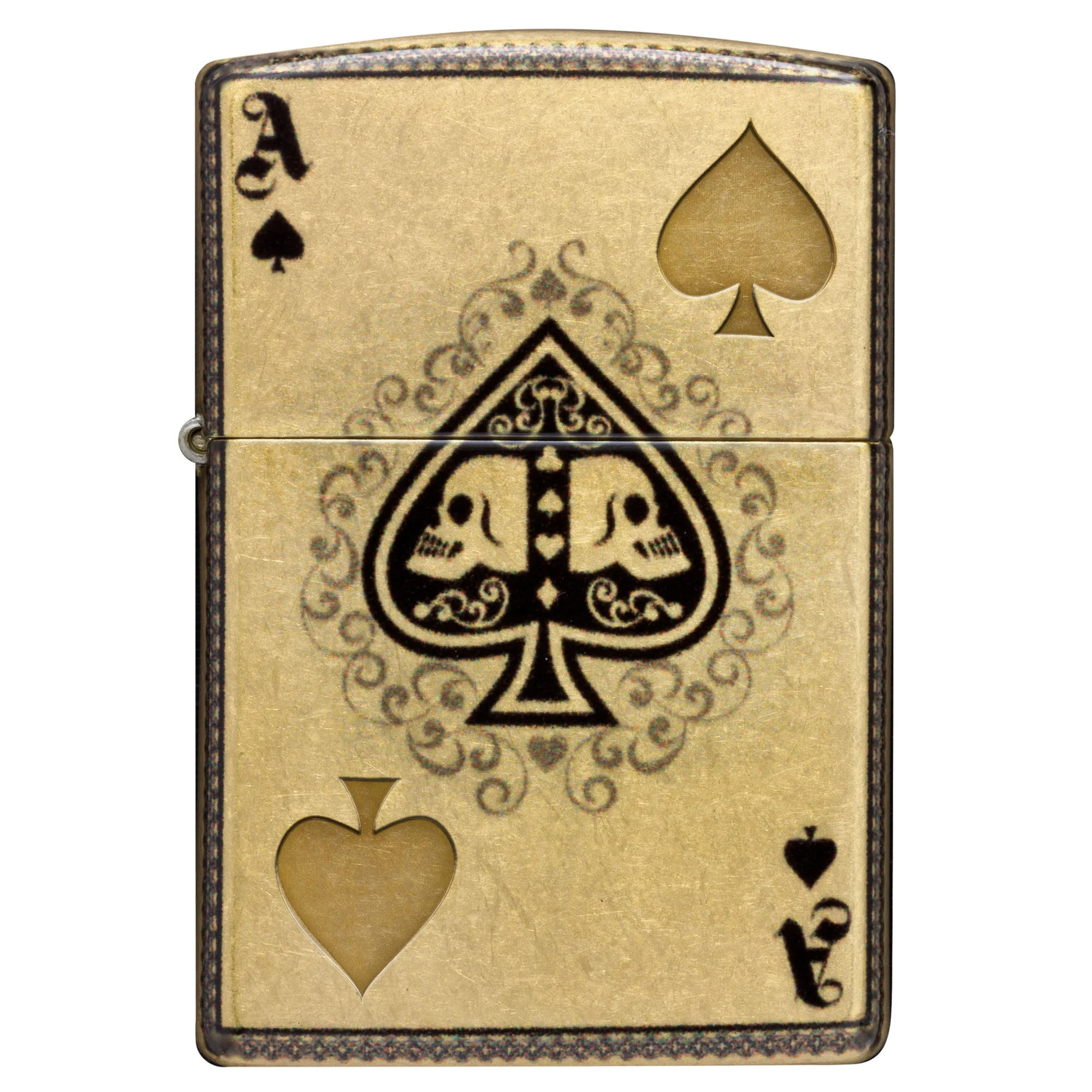 Benzínový zapalovač Zippo Ace of Skulls