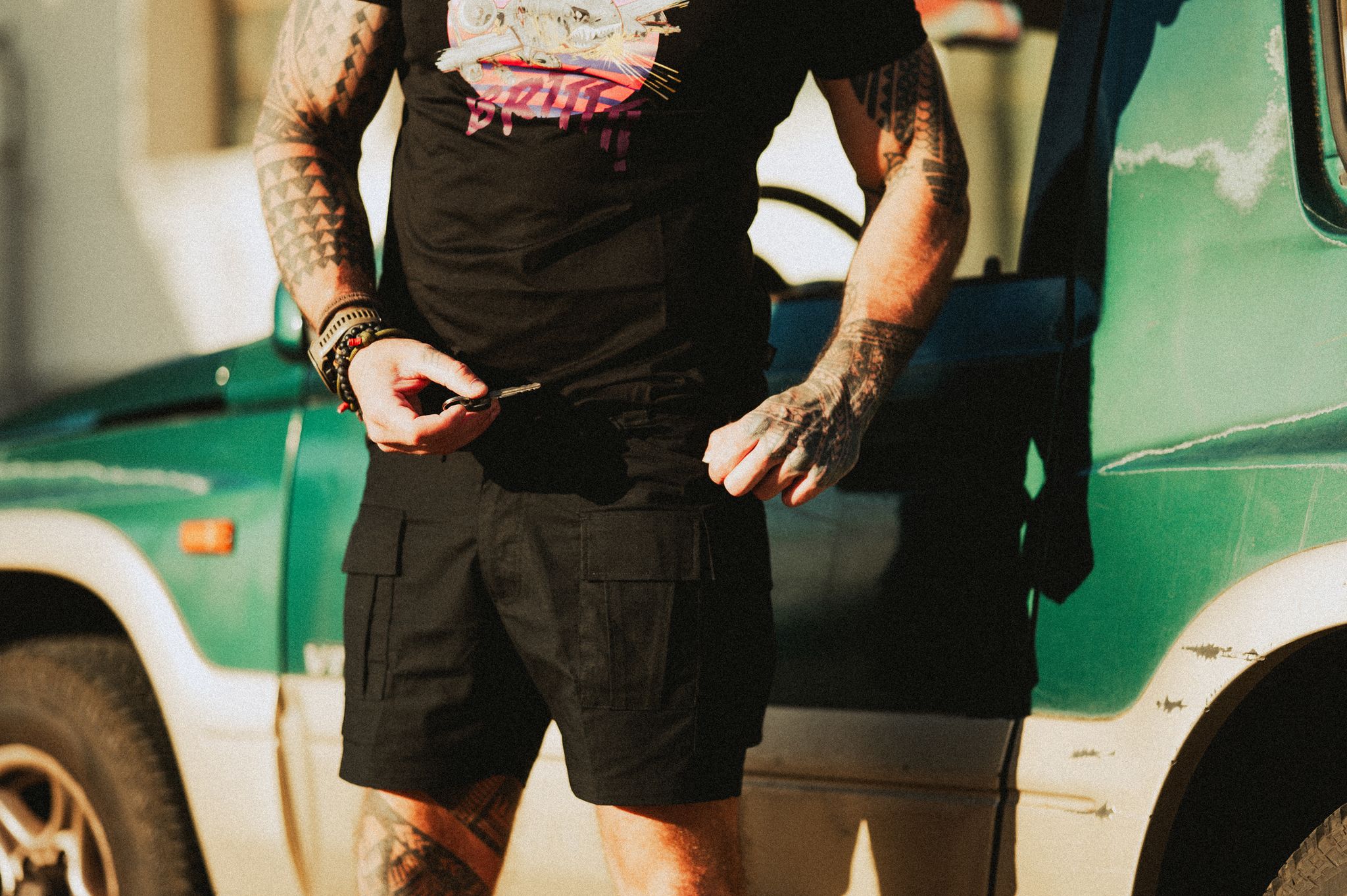 Kraťasy Helikon-Tex Cargo – Black