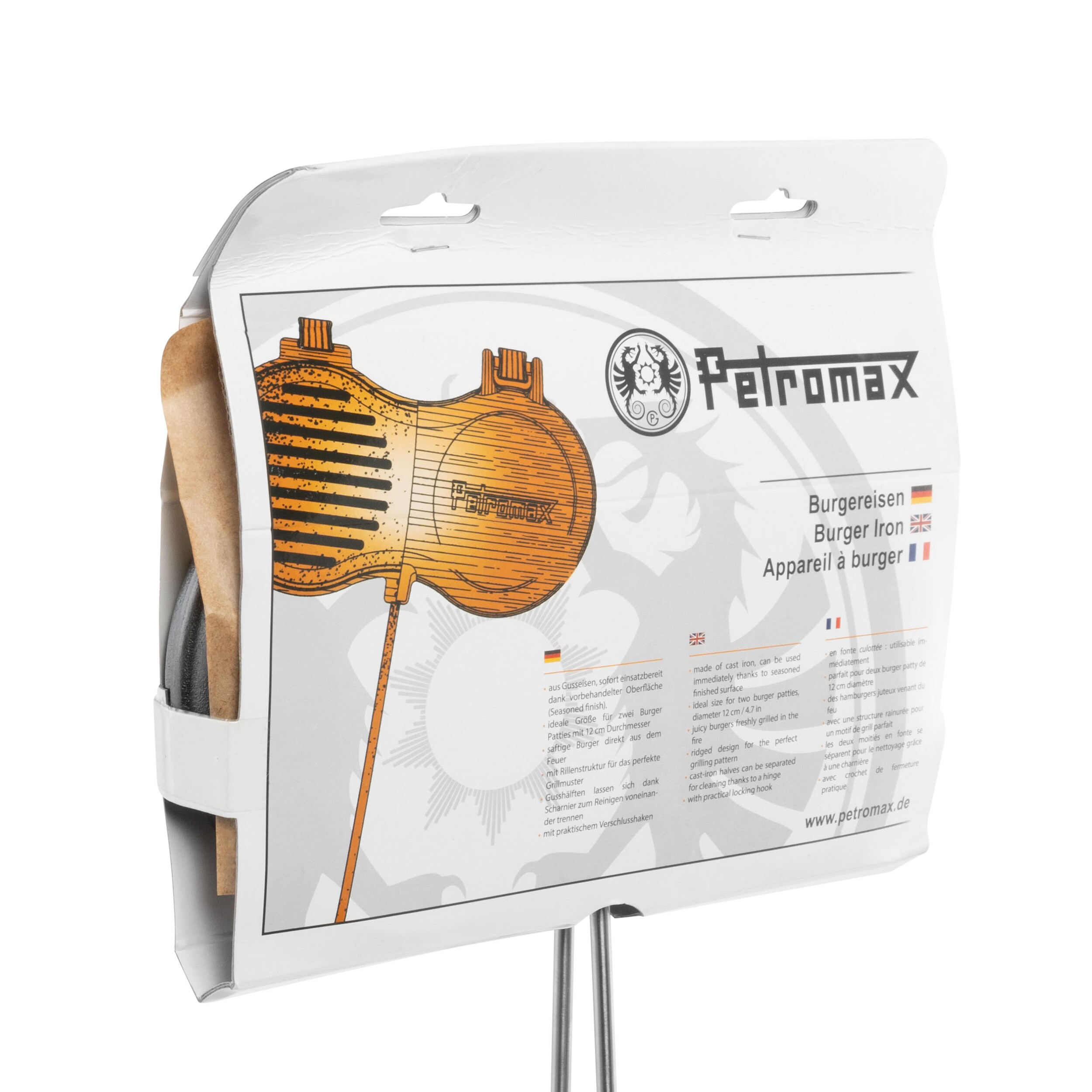Litinová forma Petromax Burger Maker - Black