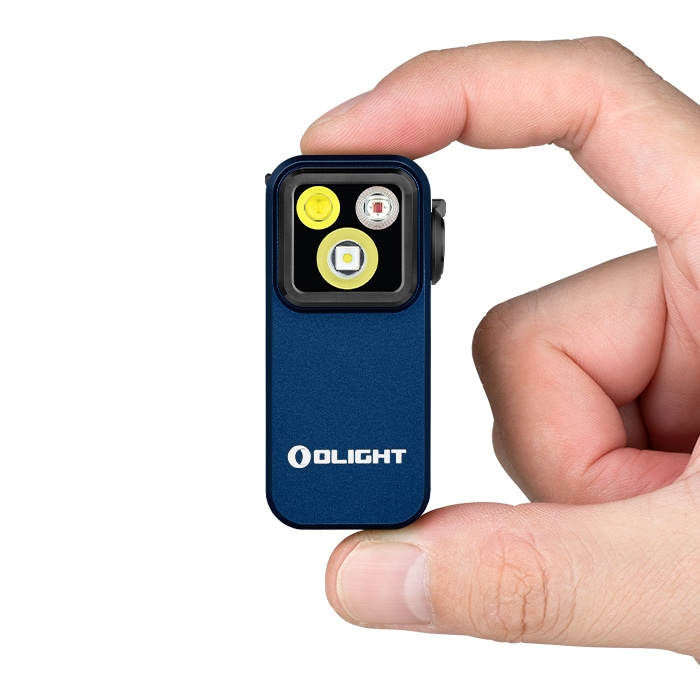 Akumulátorová svítilna Olight Oclip Pro Midnight Blue - 500 lumenů