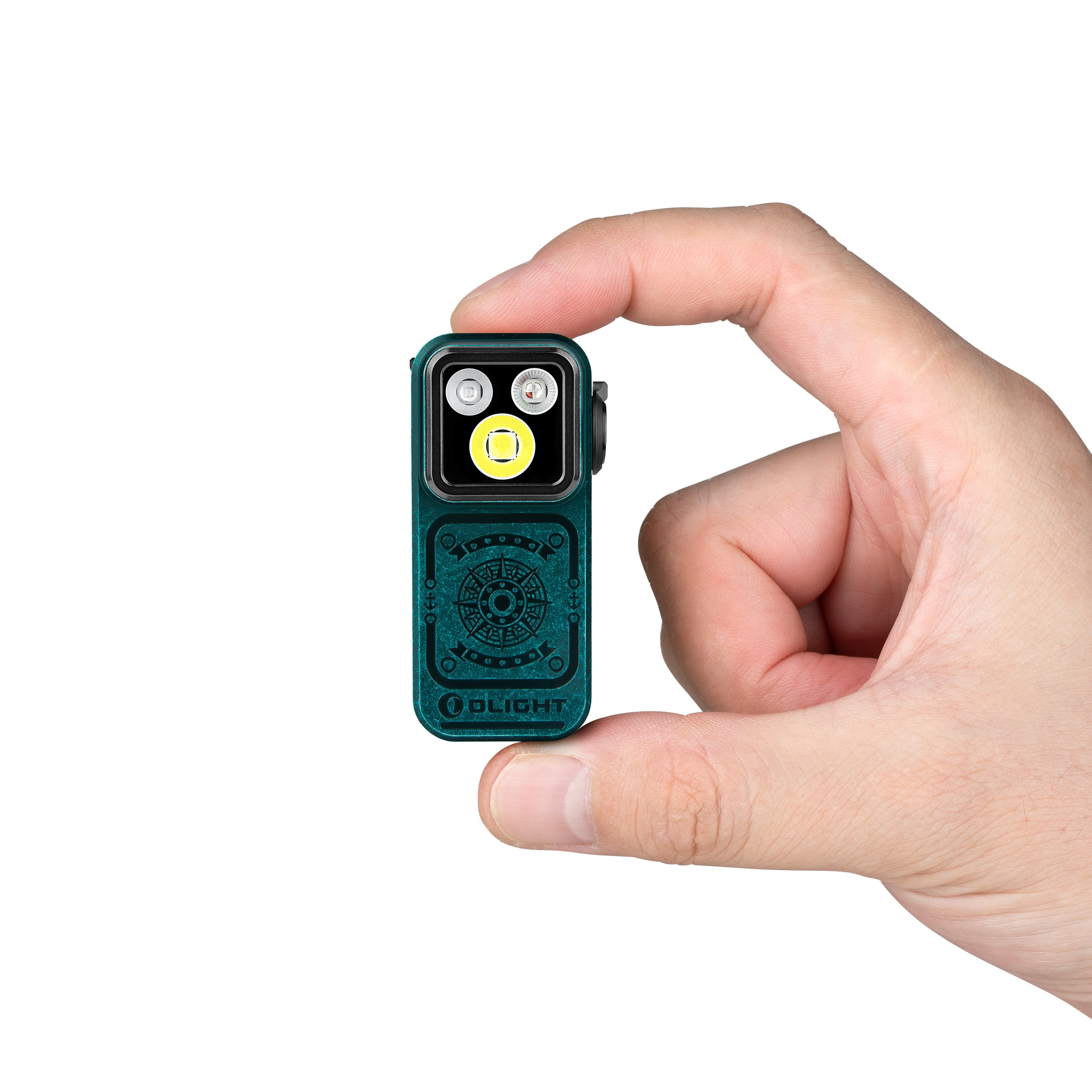 Akumulátorová svítilna Olight Oclip Pro S Sunken Artifact - 600 lumenů