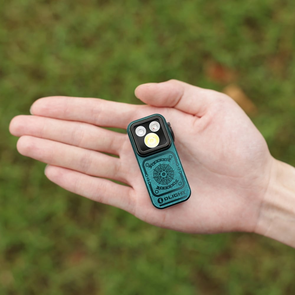 Akumulátorová svítilna Olight Oclip Pro S Sunken Artifact - 600 lumenů