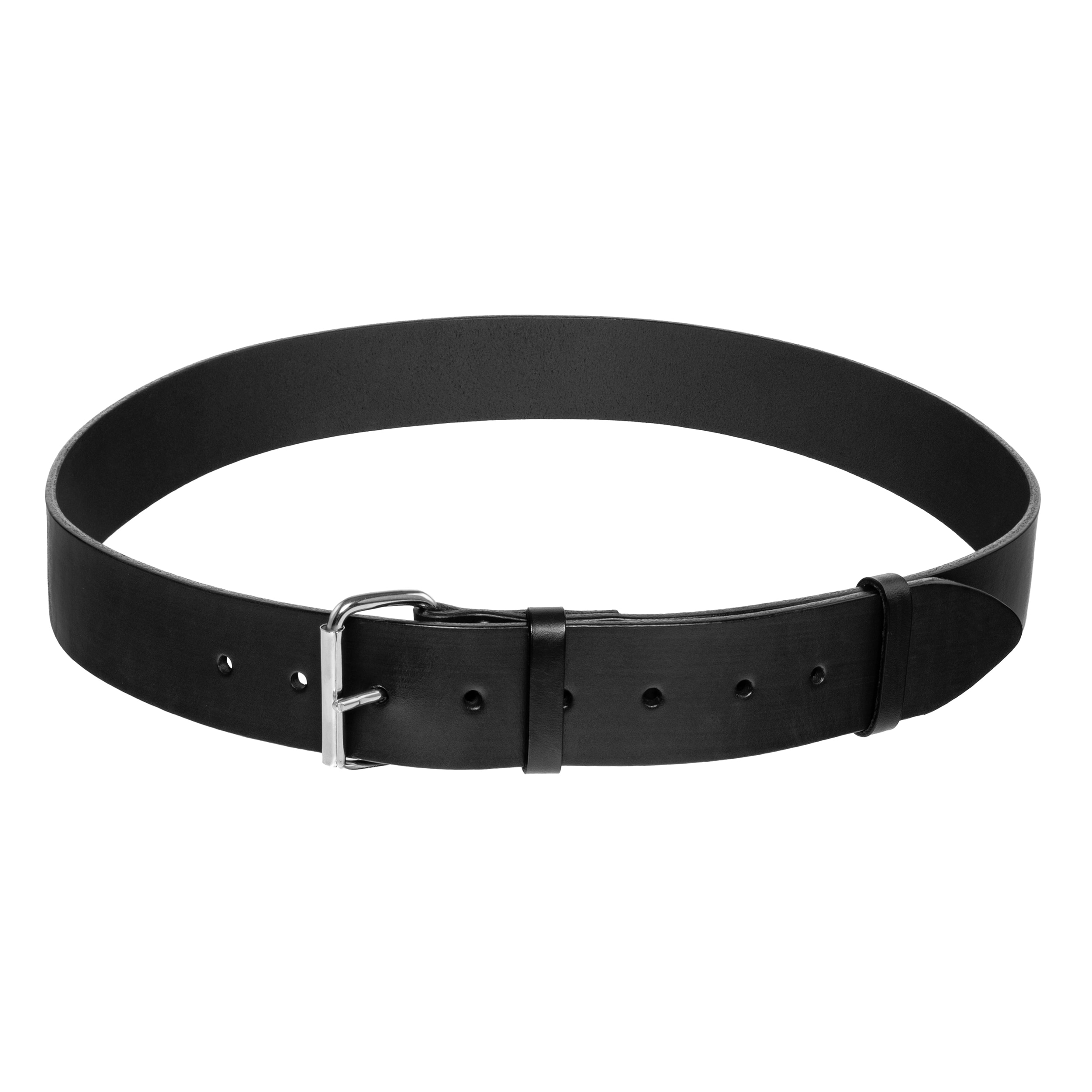 Kožený opasek vojína M&M Leder - Černá