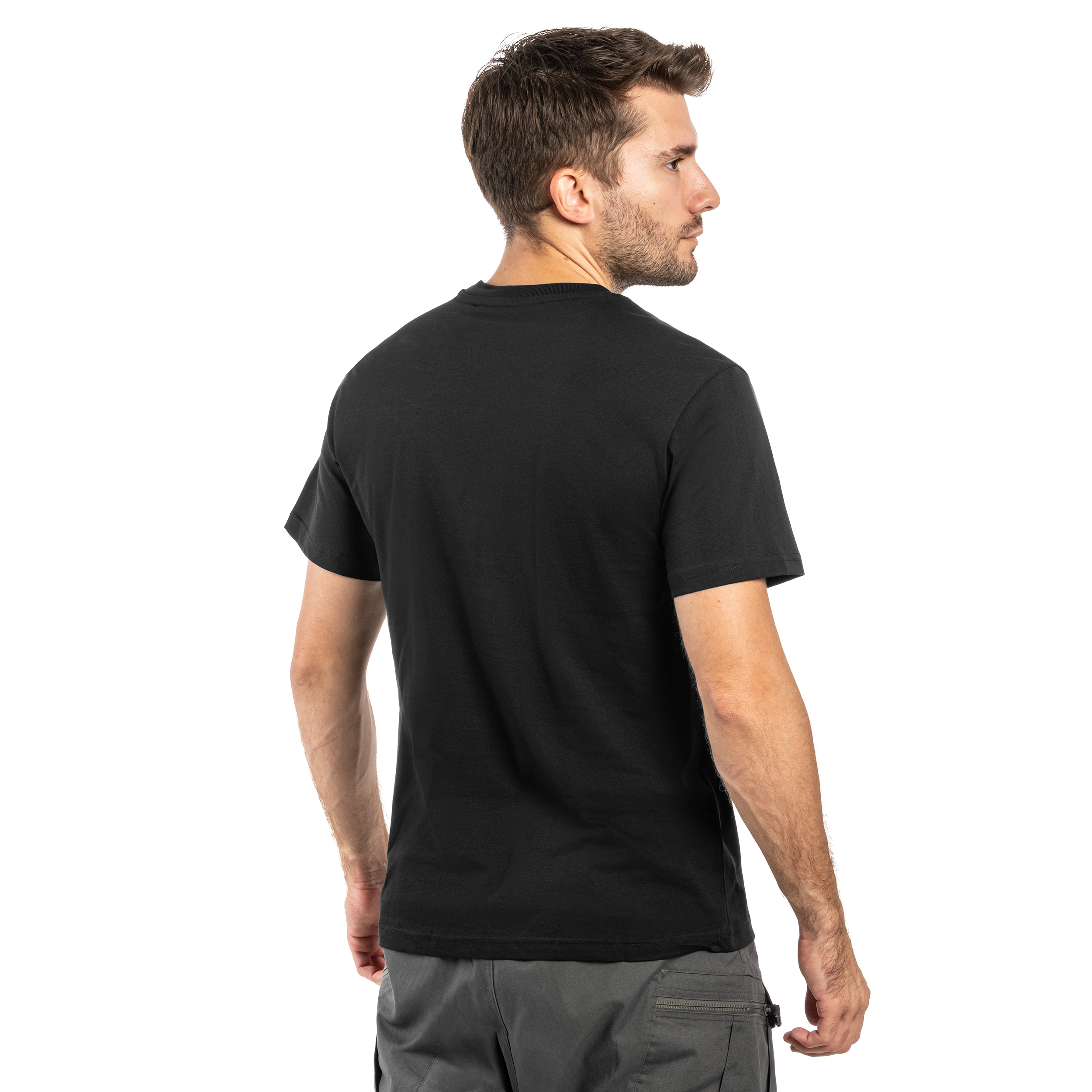 Tričko Alpha Industries Washed Out Logo - Black