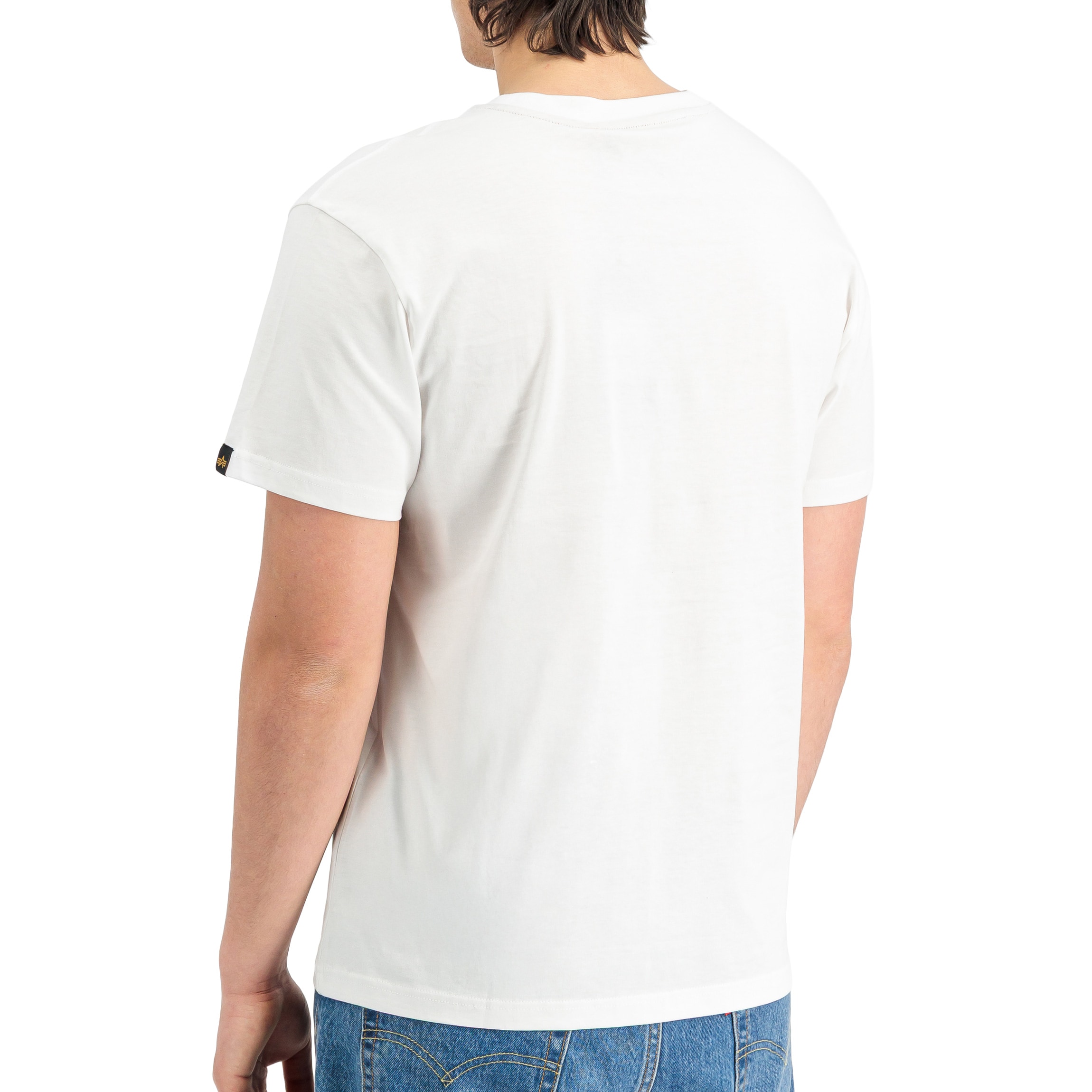 Tričko Alpha Industries Army Property – White
