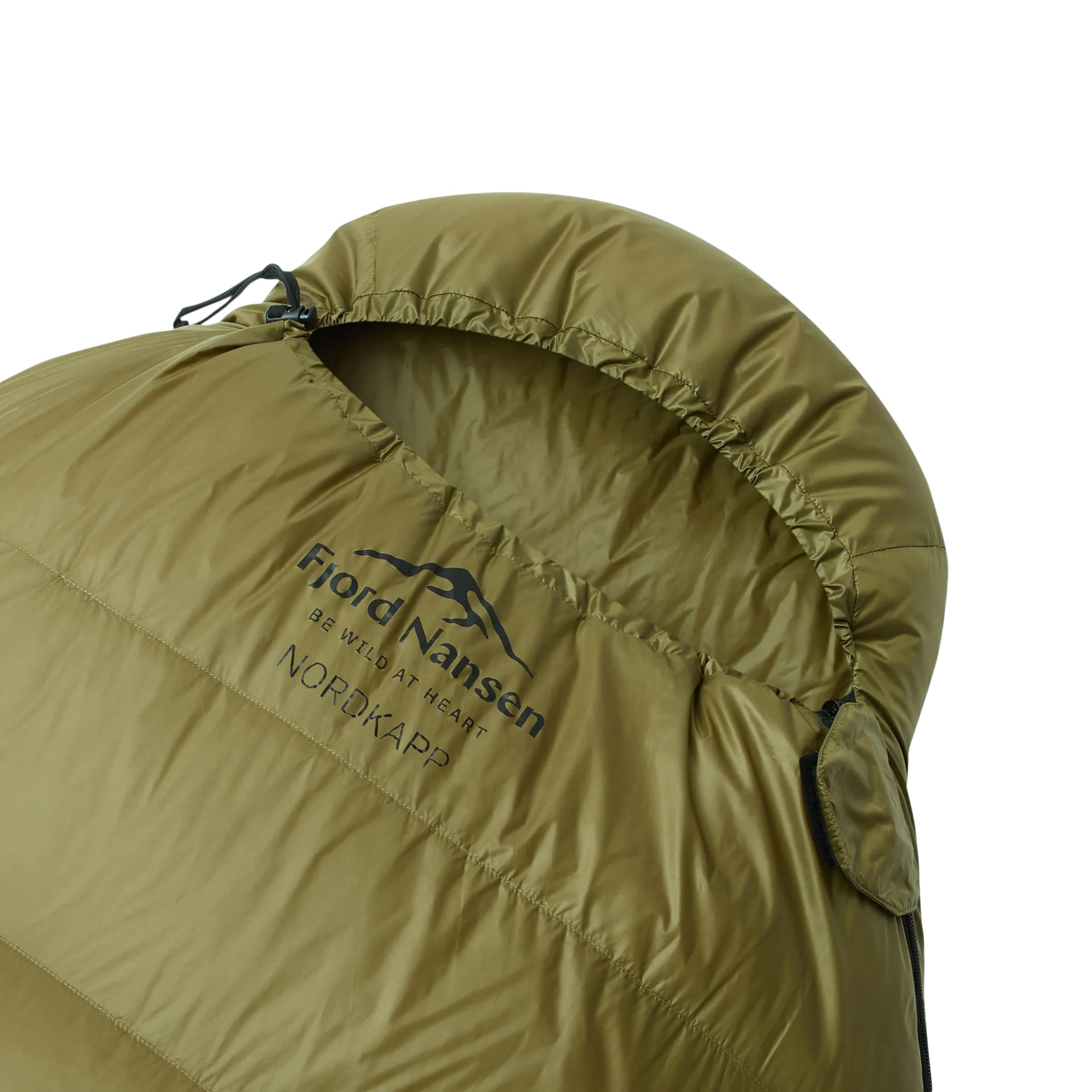 Spací pytel Fjord Nansen péřový NORDKAPP 200 MID 570 g Levý - Olive