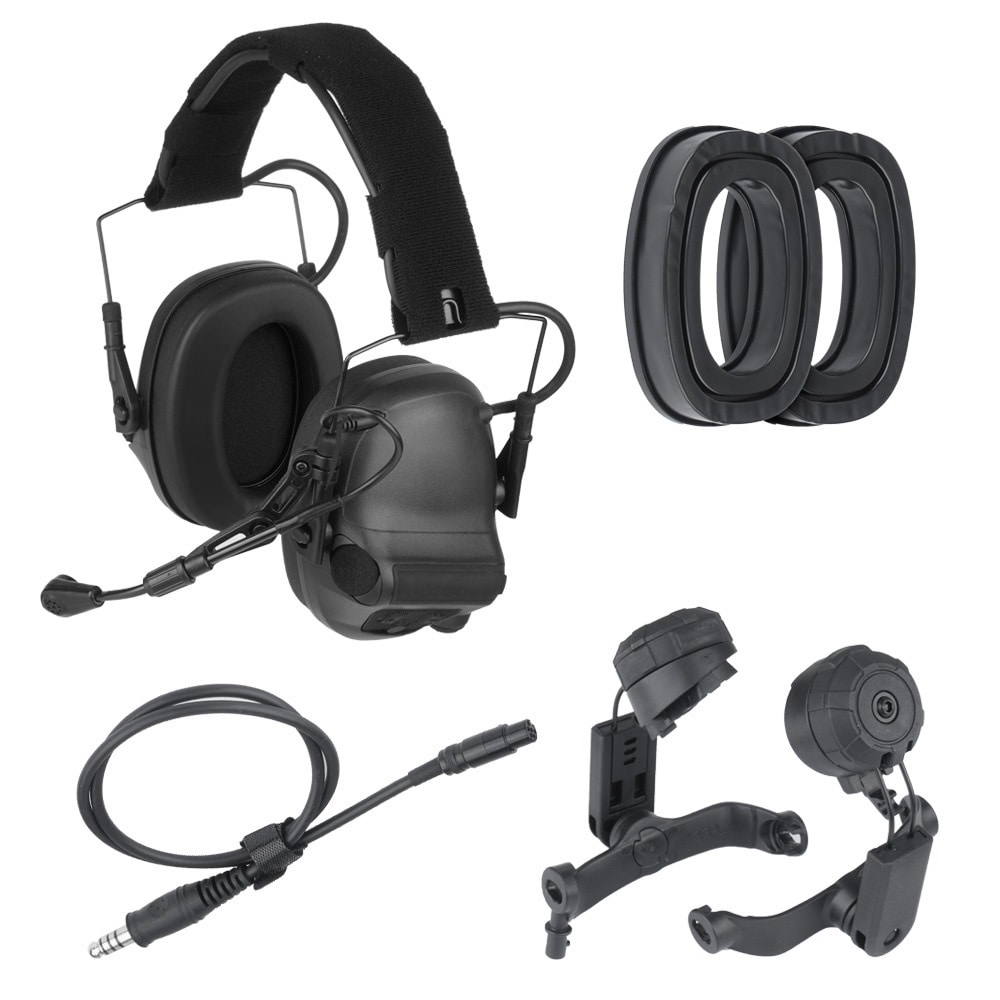 Aktivní chrániče sluchu Earmor M33SET - Black