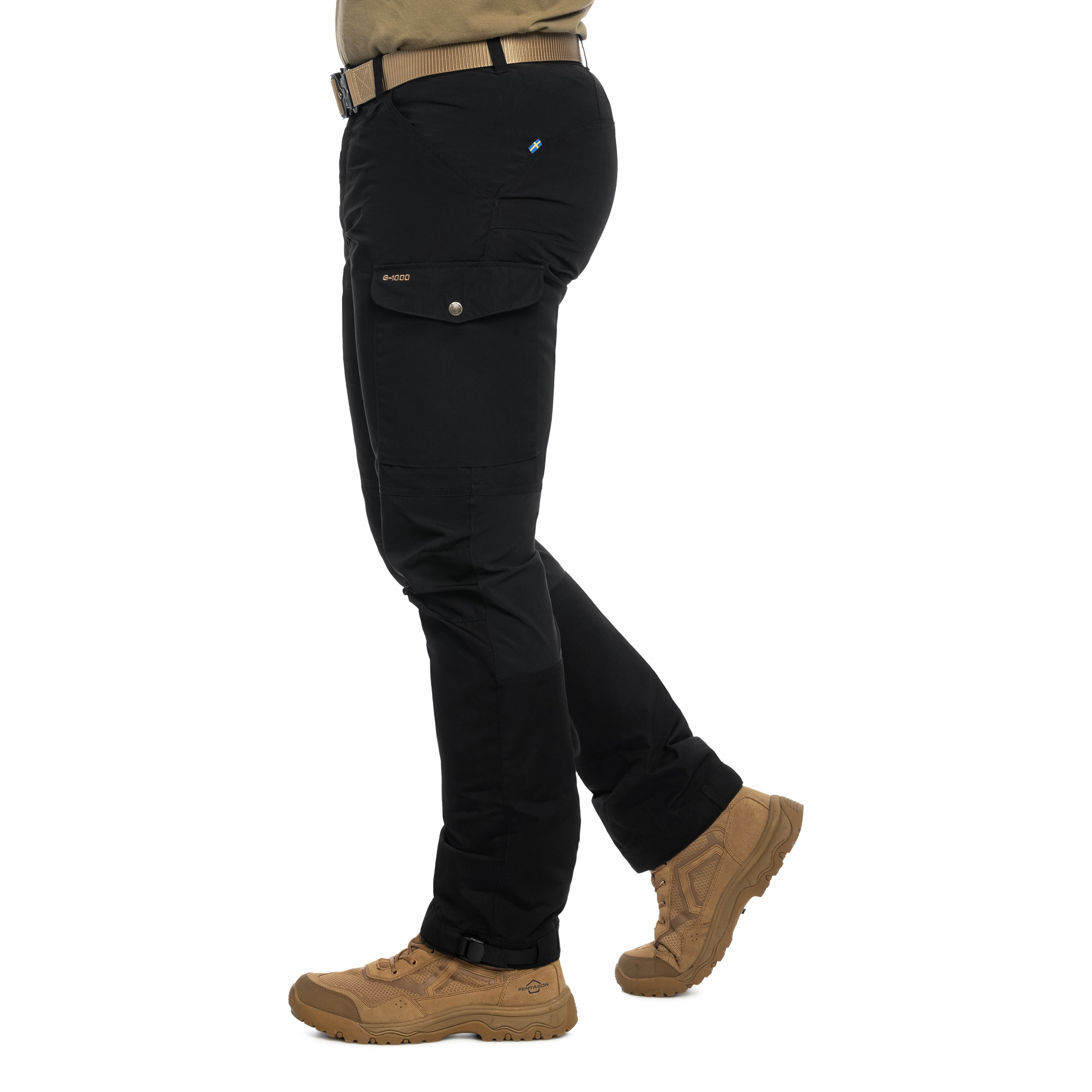 Kalhoty Fjällräven Kaipak – Black