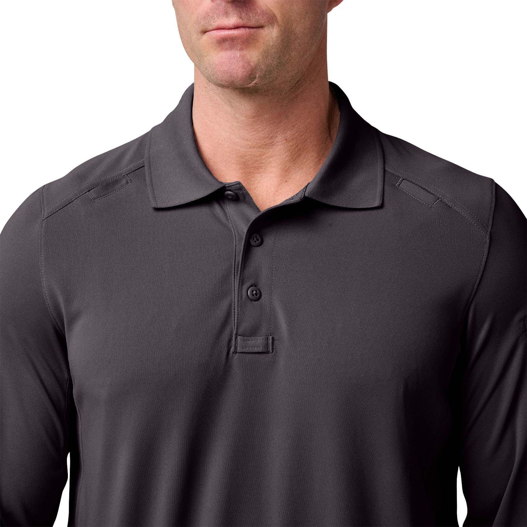 Polo tričko 5.11 Helios Long Sleeve - Charcoal