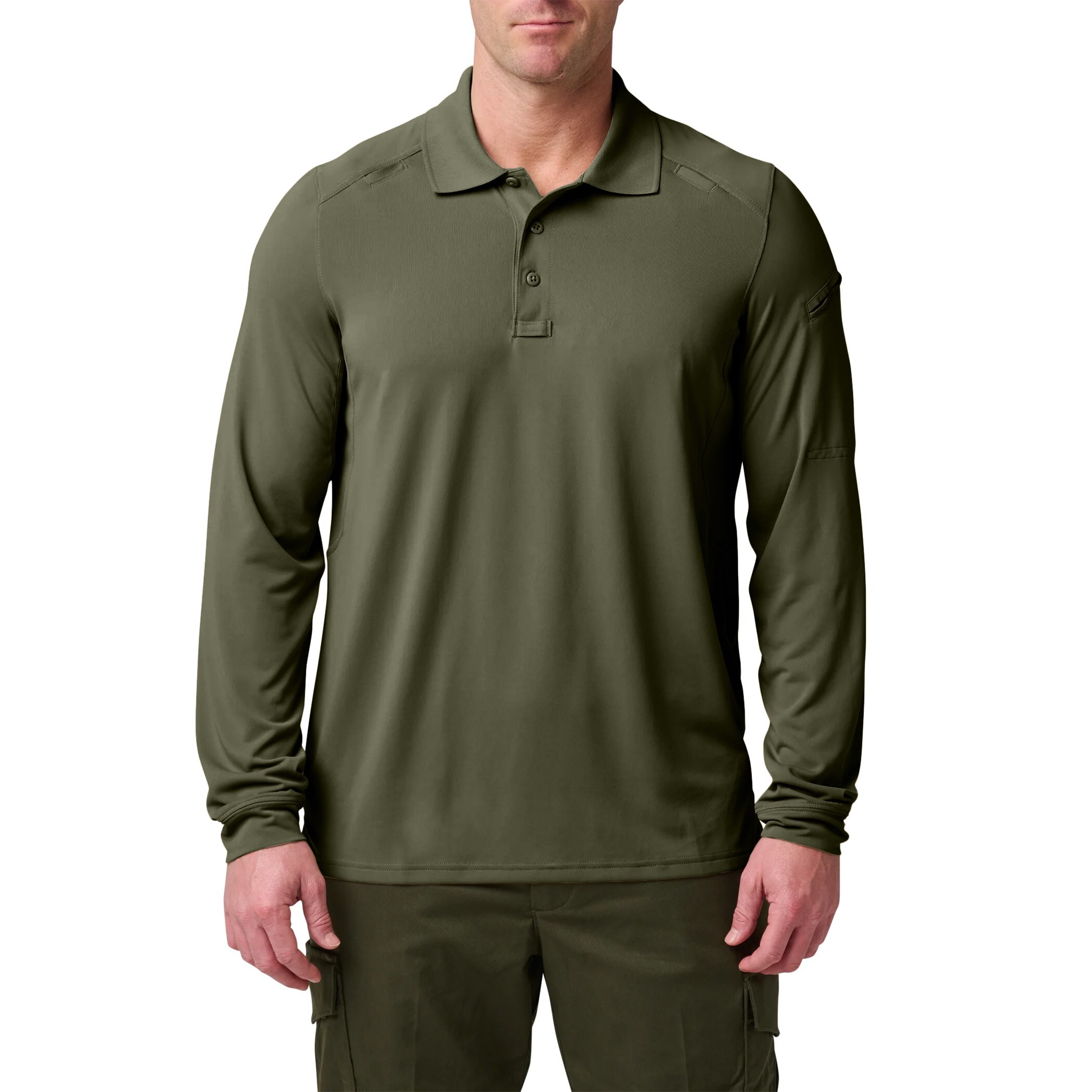 Polo tričko 5.11 Helios Long Sleeve - TDU Green