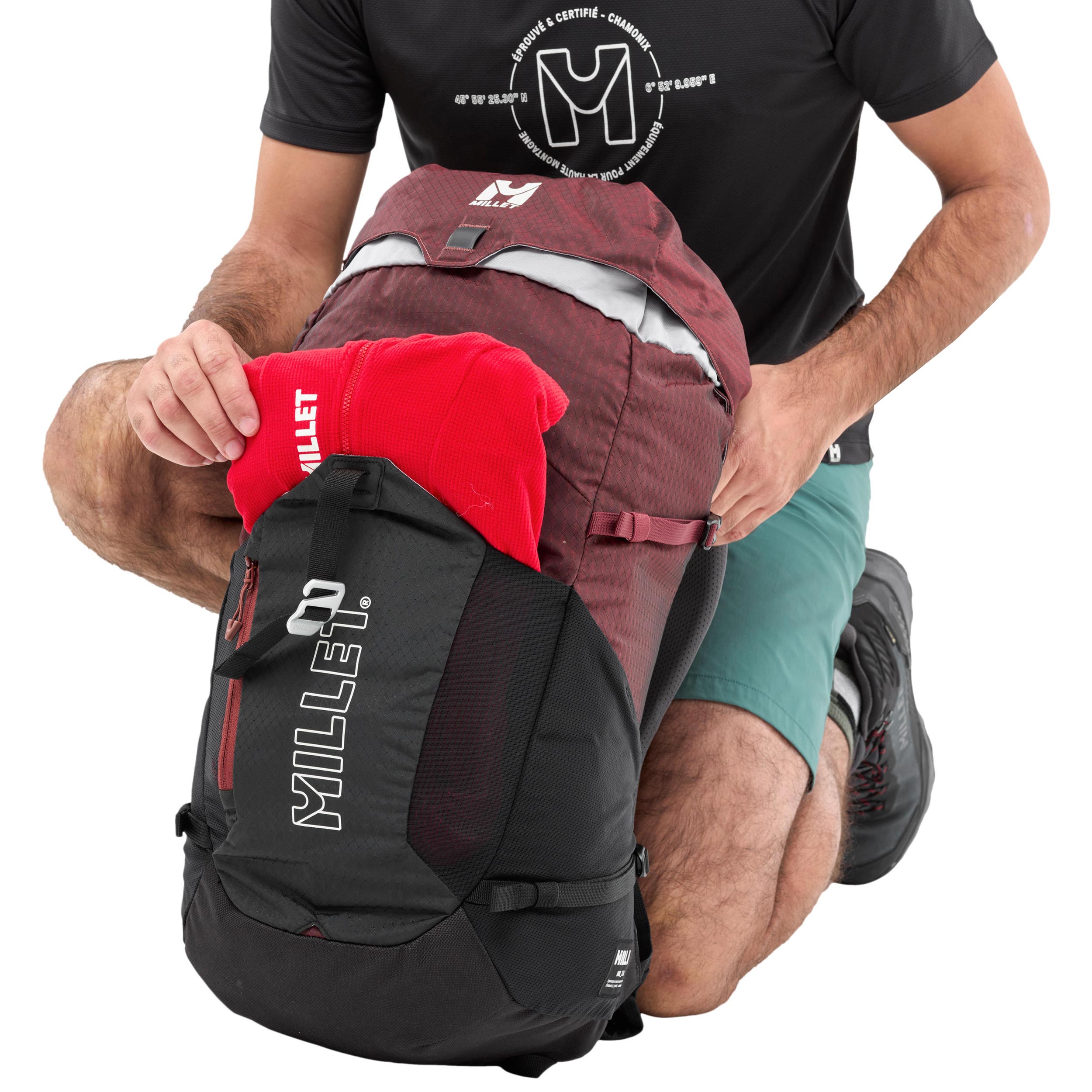 Batoh Millet Ubic 25 l - Dark Red