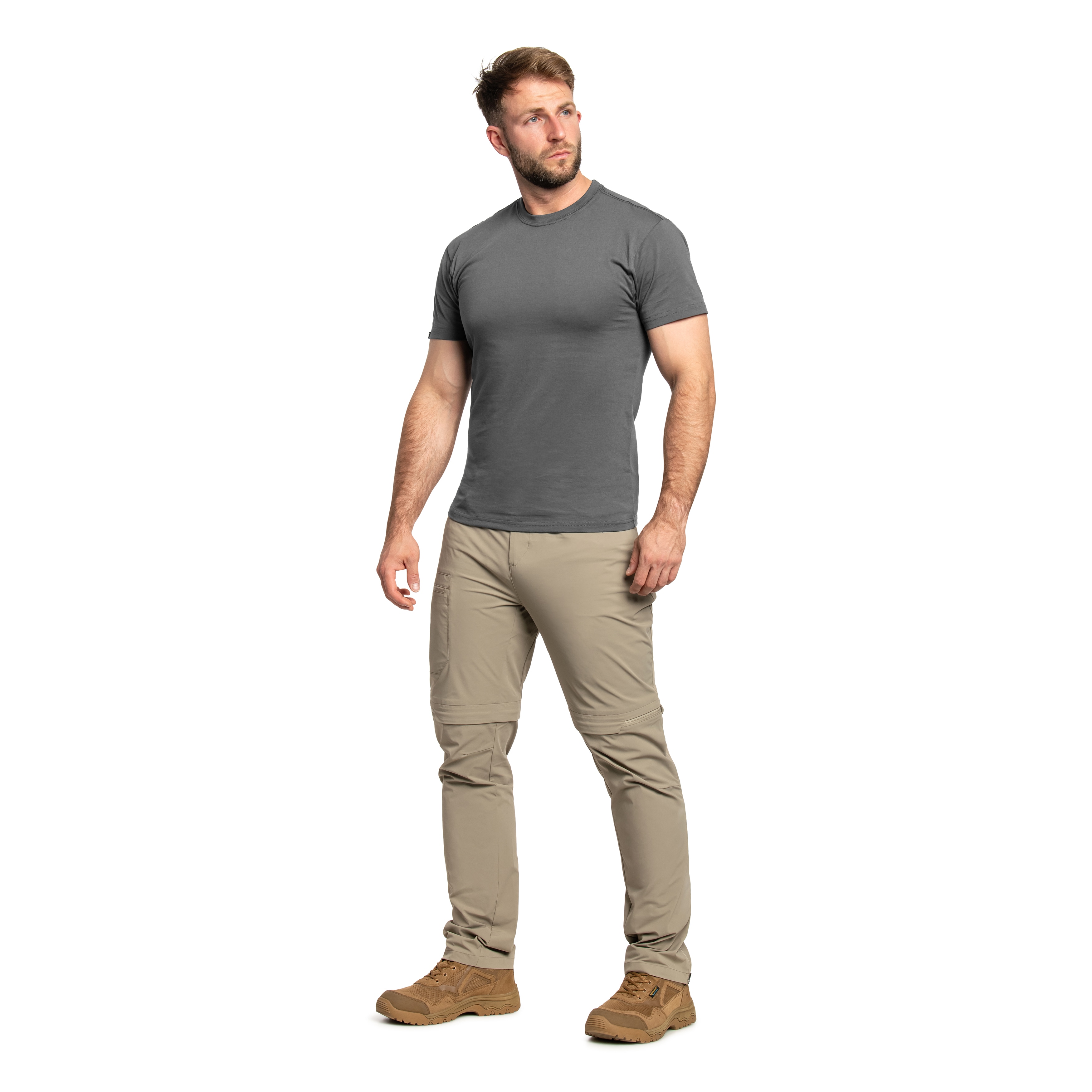 Kalhoty Millet Ubic Stretch Zip Off - Beige