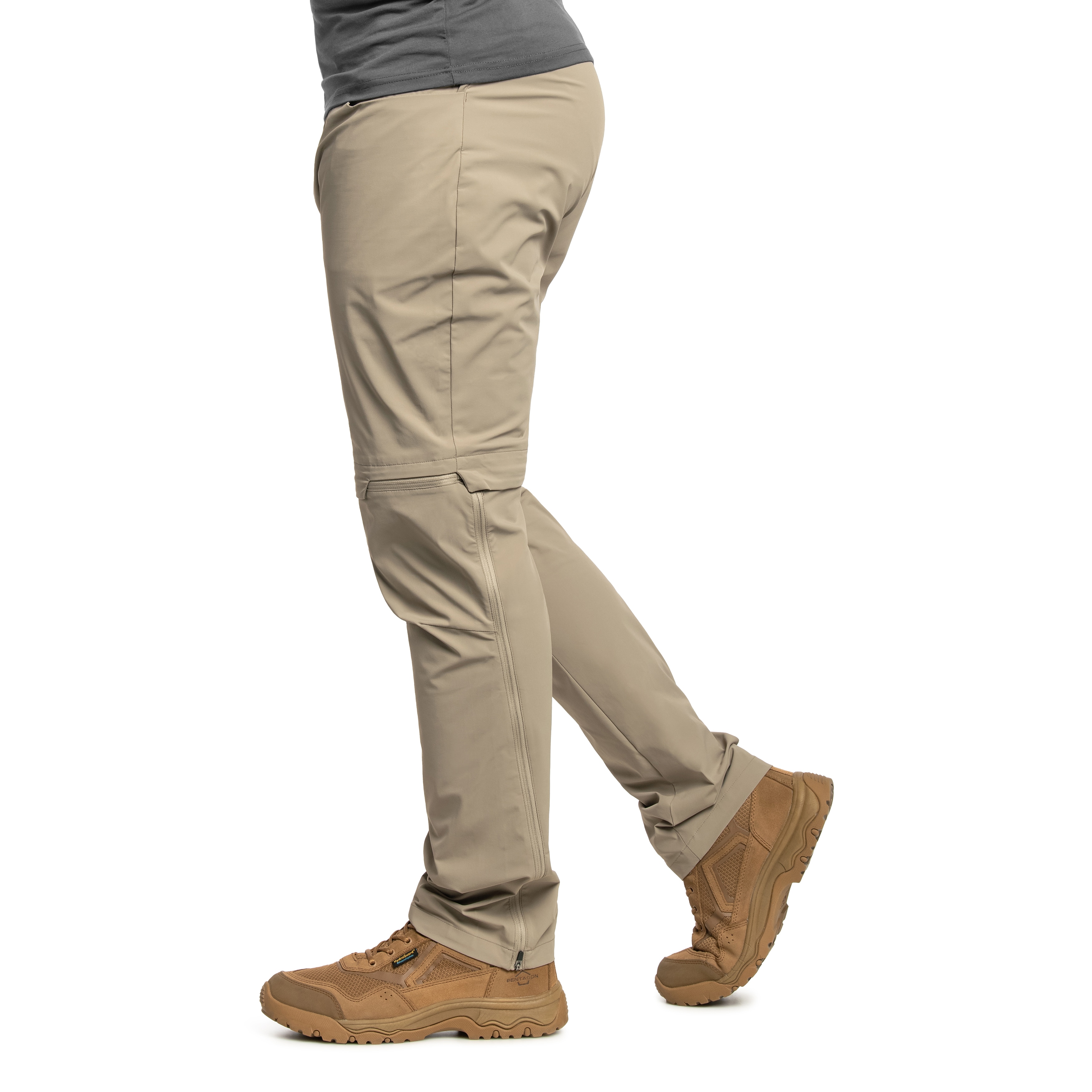 Kalhoty Millet Ubic Stretch Zip Off - Beige