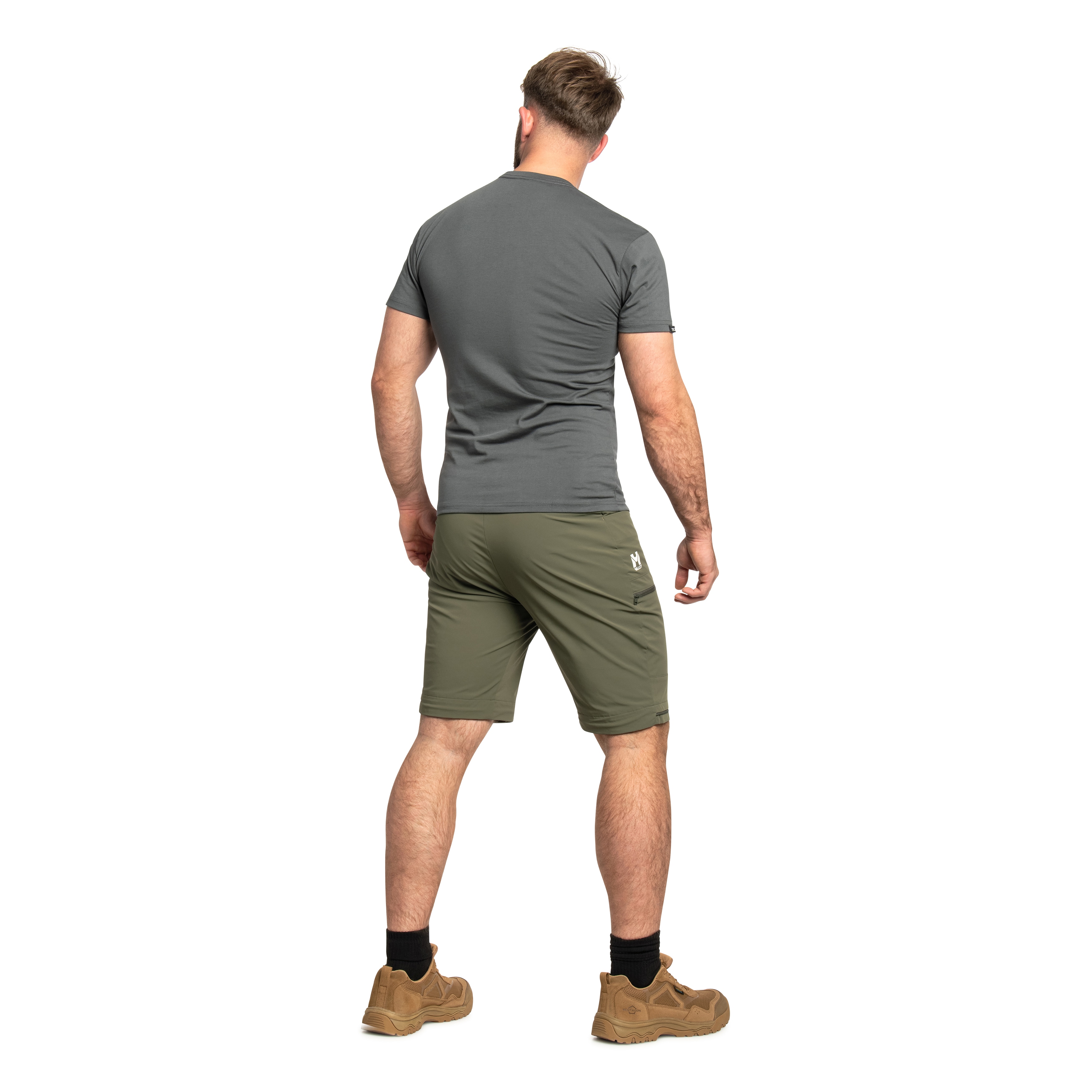 Kalhoty Millet Ubic Stretch Zip Off - Khaki