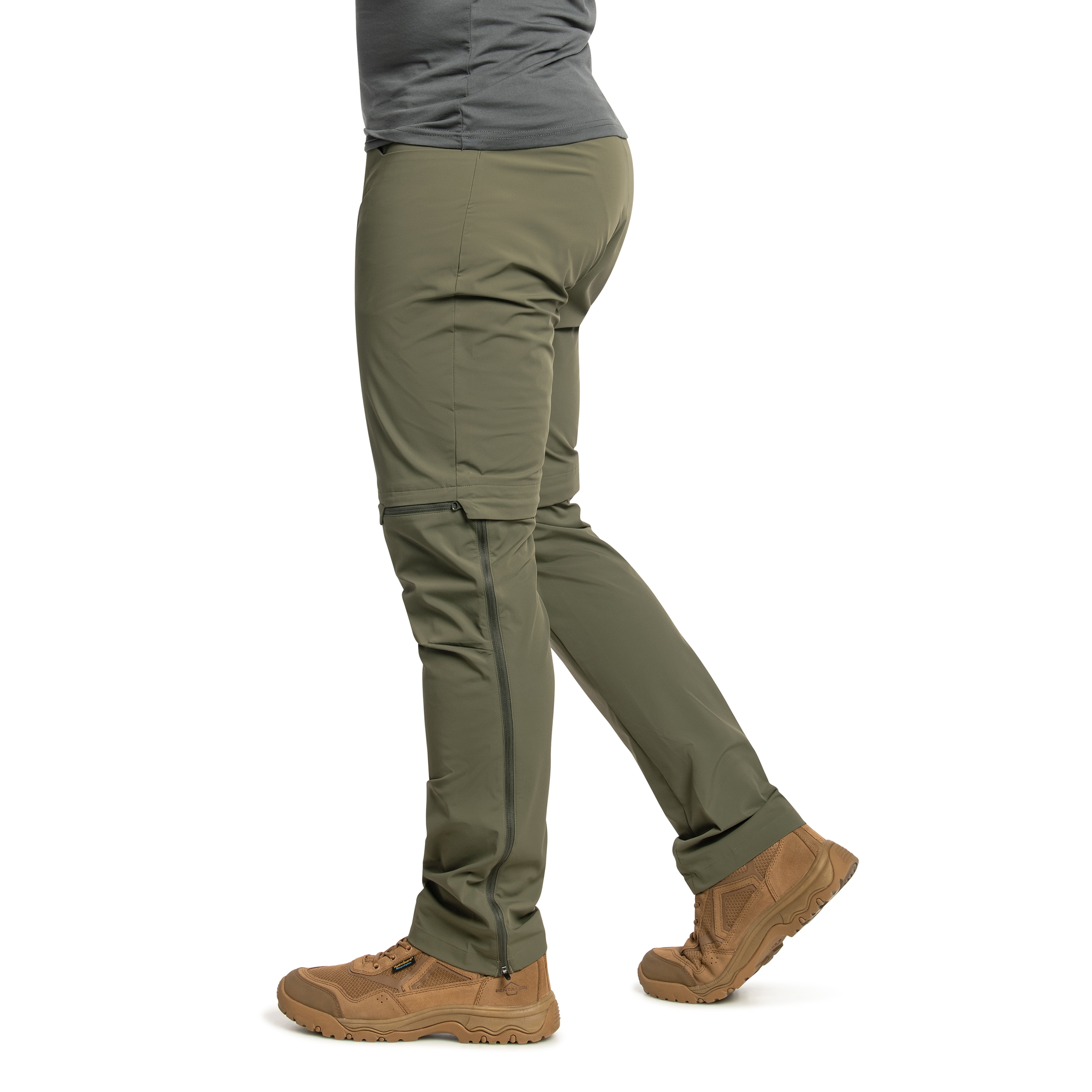 Kalhoty Millet Ubic Stretch Zip Off - Khaki