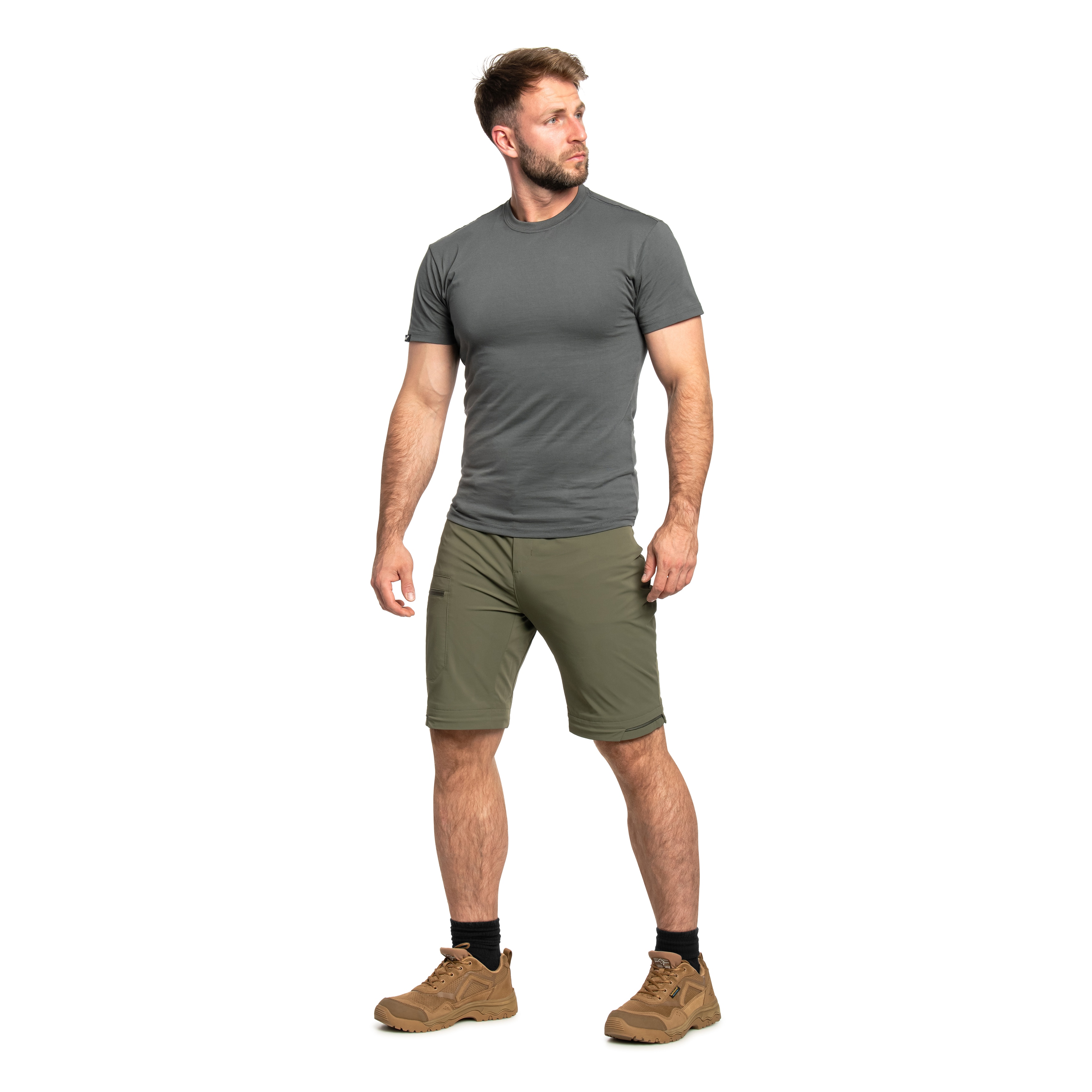 Kalhoty Millet Ubic Stretch Zip Off - Khaki