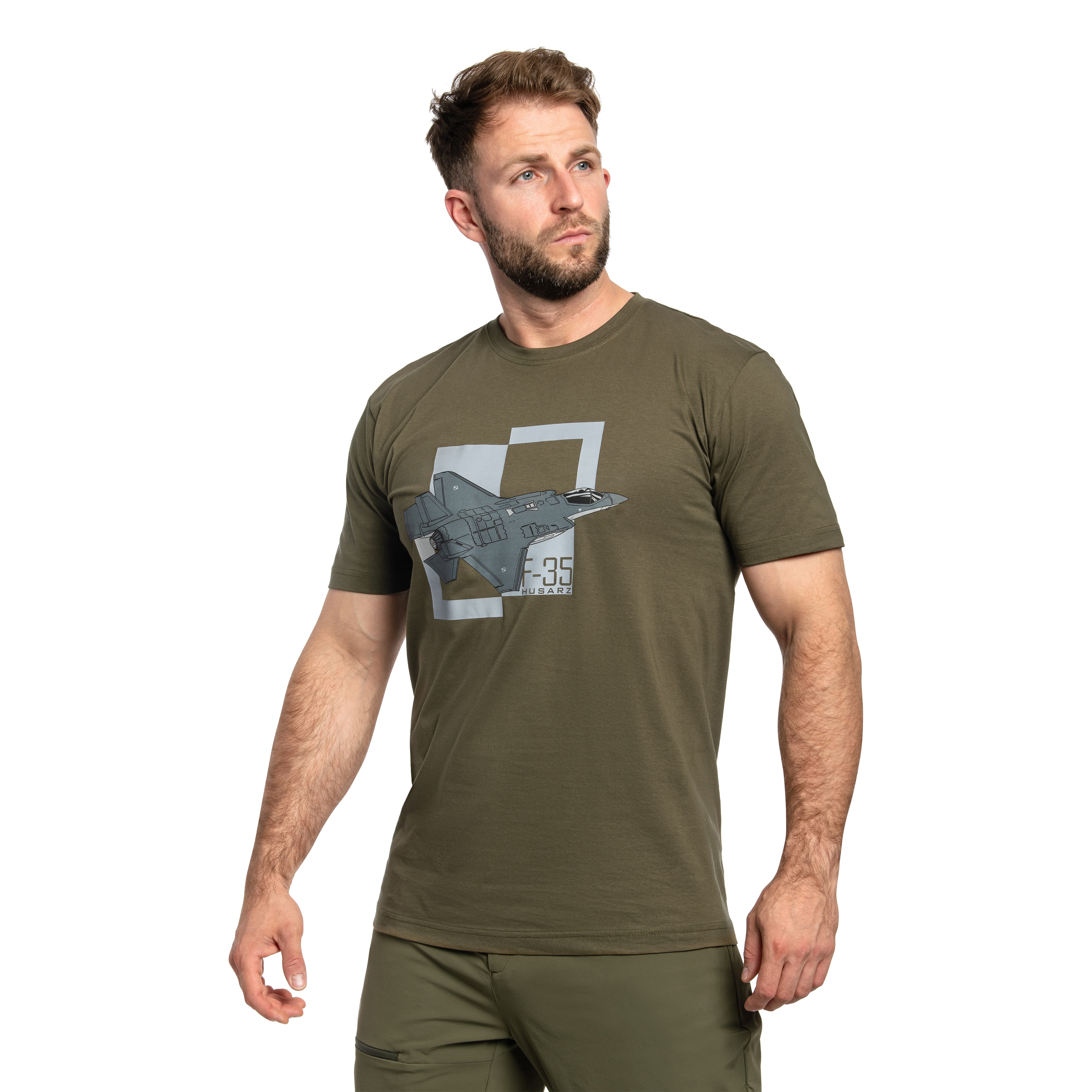 Tričko T-Shirt F-35 Husarz - Olive