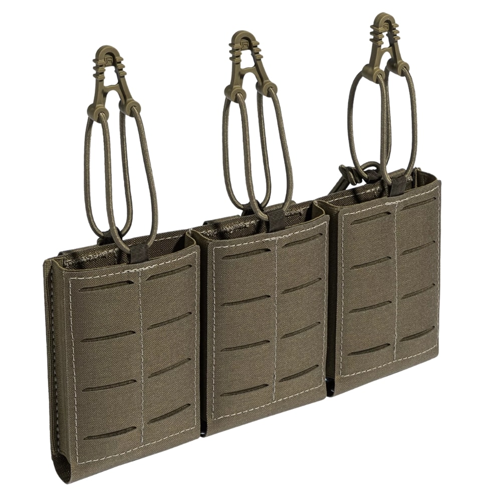 Trojitá sumka na puškový zásobník Lindnerhof Rifle Magazine Pouch AR15 Triple MX416-3 - Stone Grey
