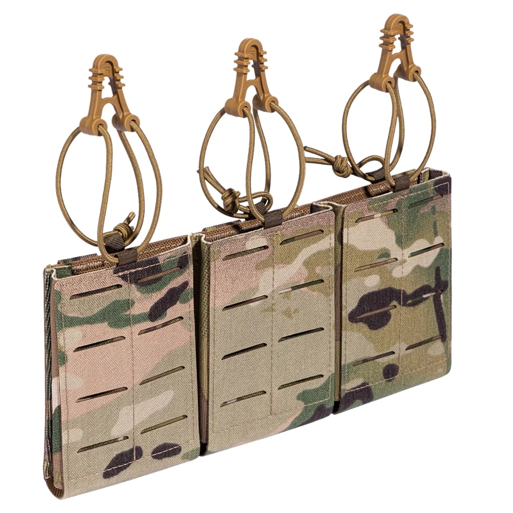 Trojitá sumka na puškový zásobník Lindnerhof Rifle Magazine Pouch AR15 Triple MX416-3 - MultiCam