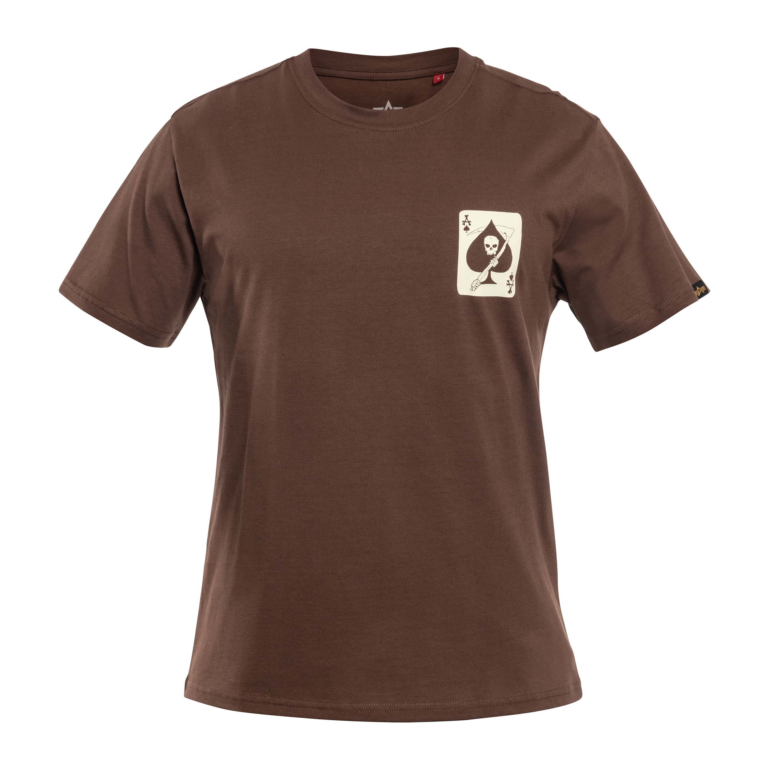 Tričko Alpha Industries Skull Ops - Powder Brown