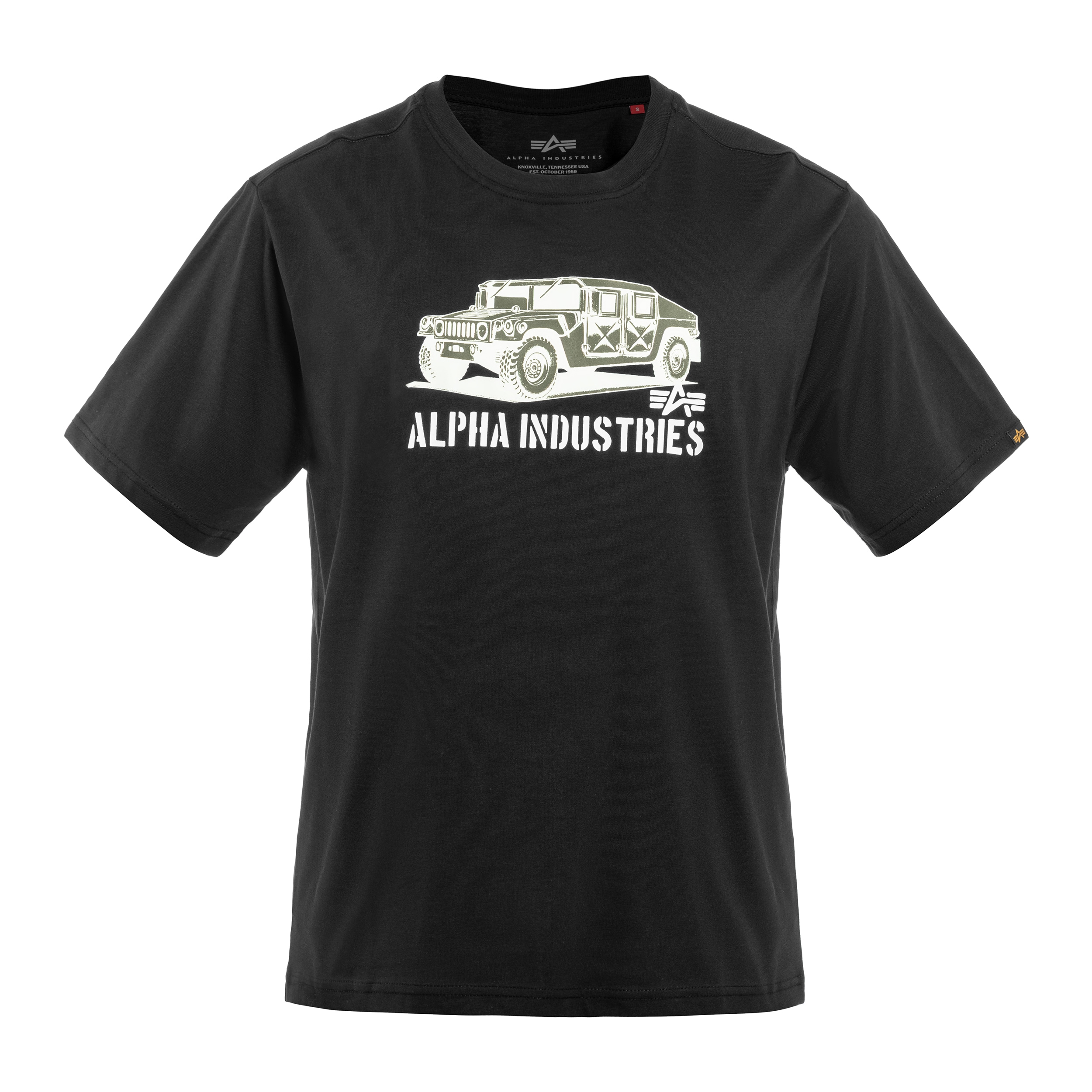 Tričko Alpha Industries Humvee - Black