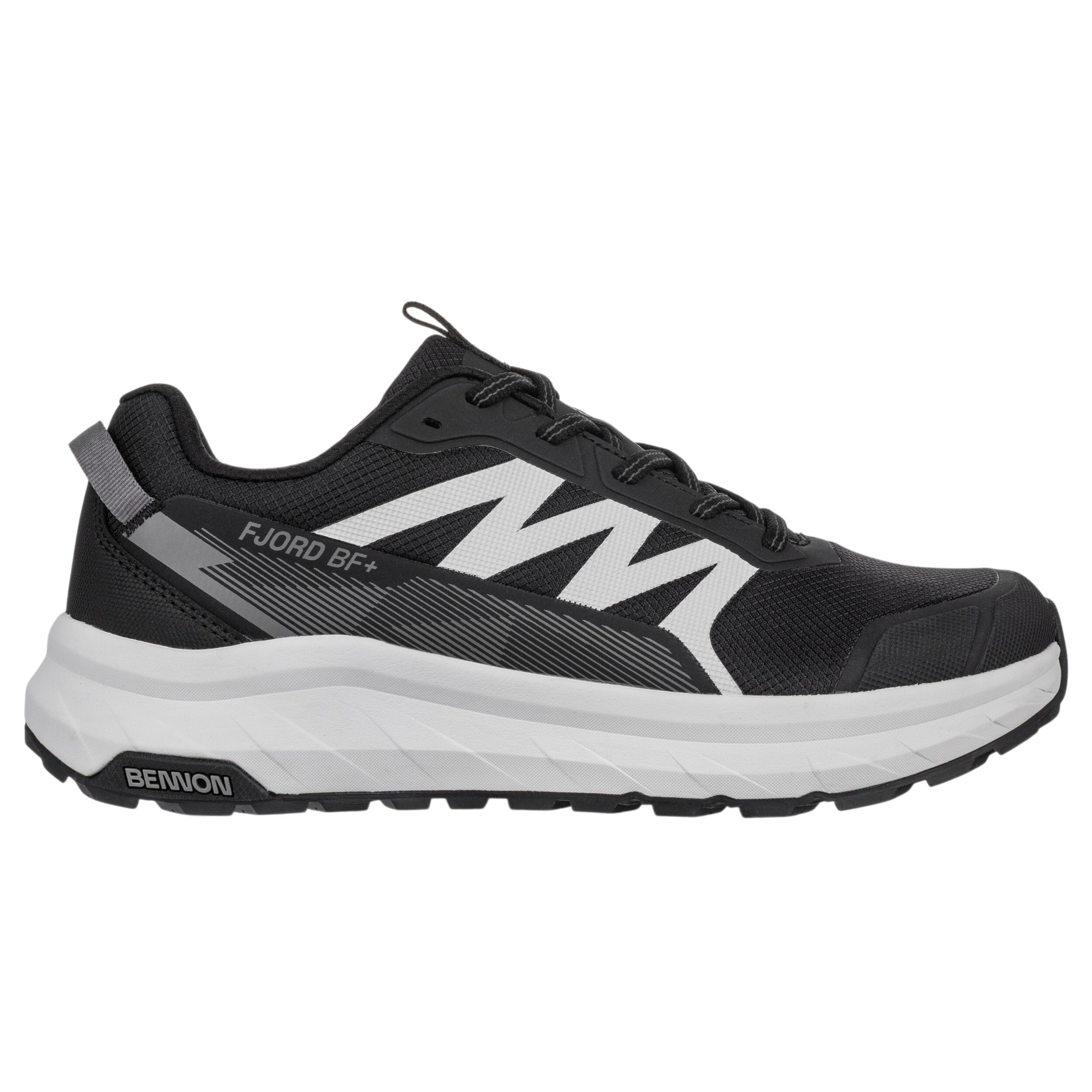Boty Bennon Fjord Barefoot+ O1 Low - Black/White