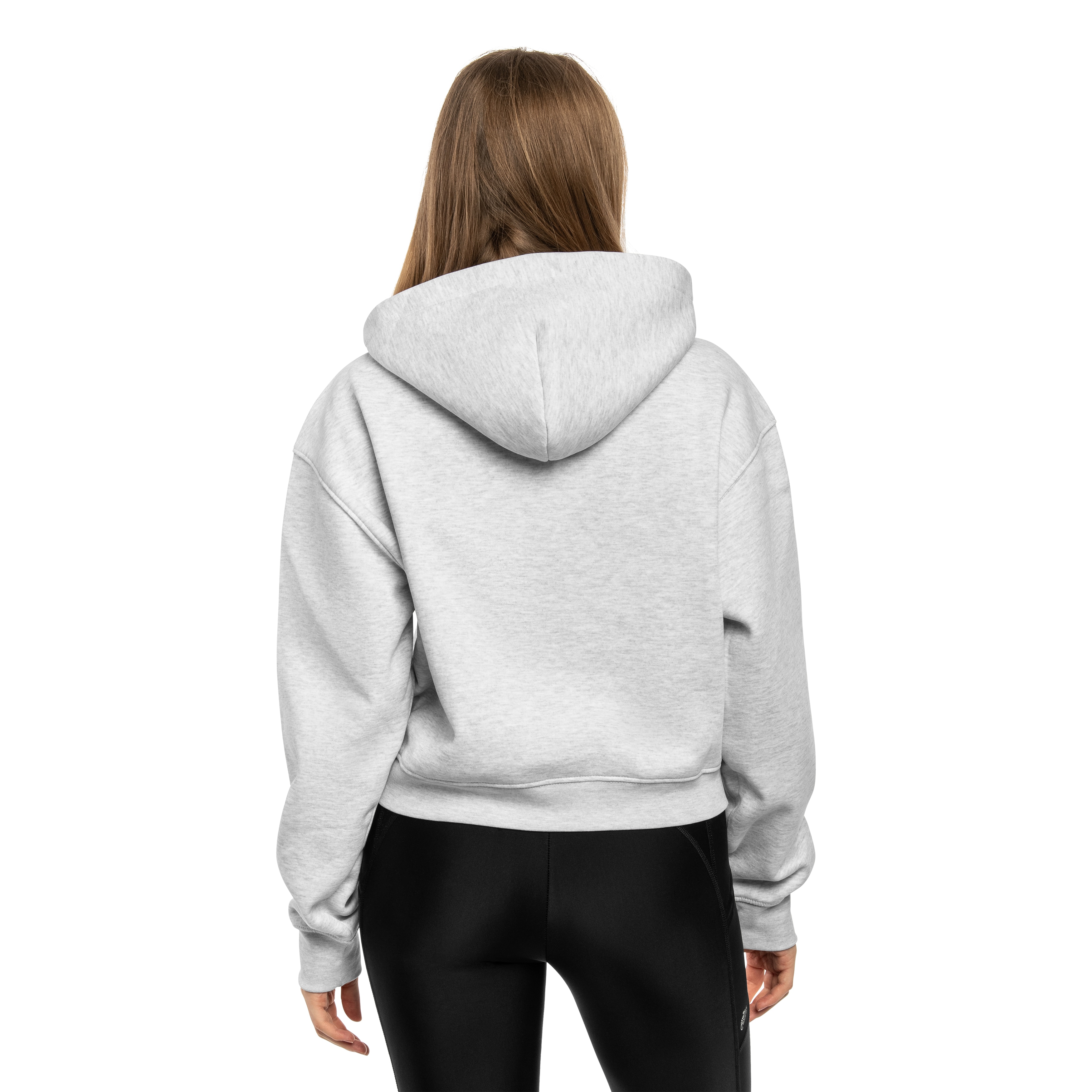 Damska mikina Alpha Industries Basic Small Logo Hoodie - Pastel Grey/Melange
