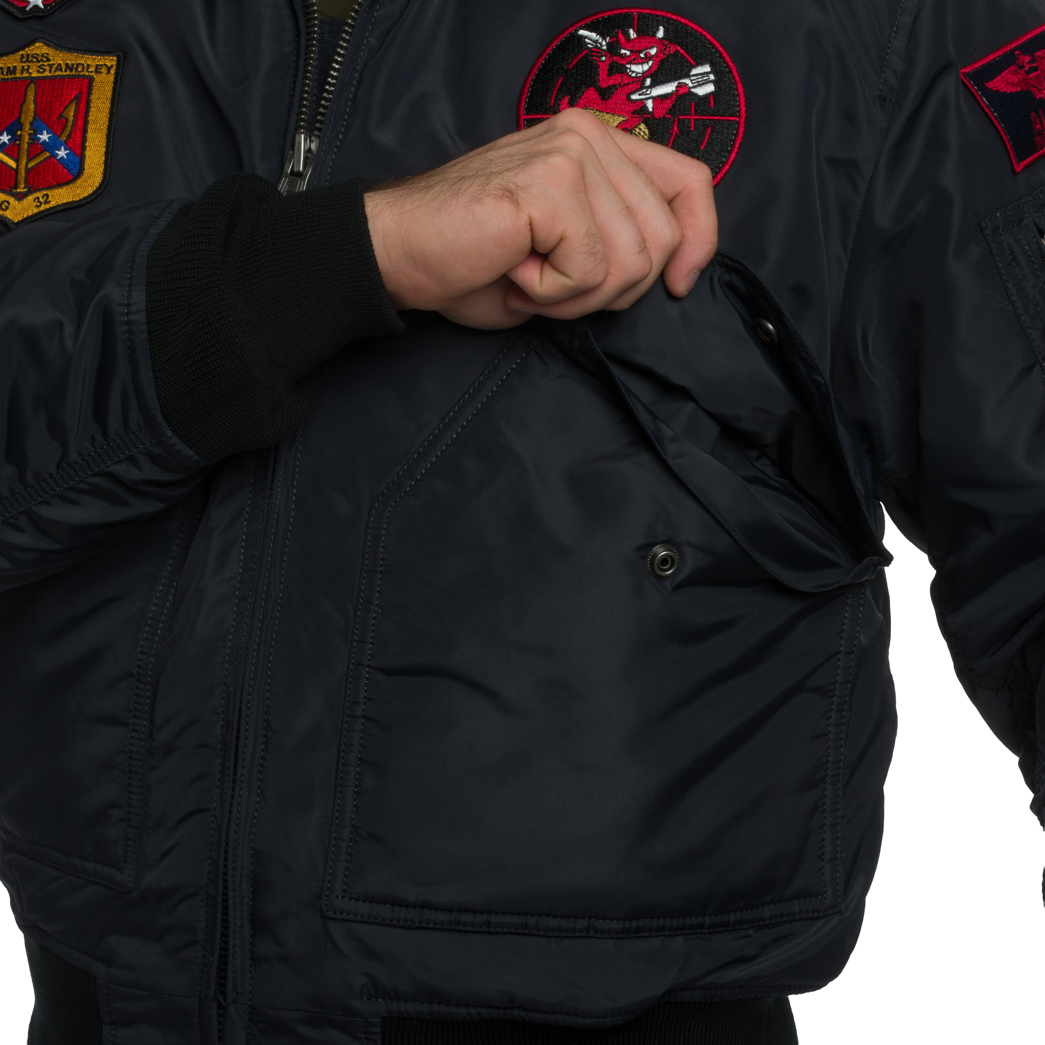 Bunda Alpha Industries CWU 45P Devils Brigade - Iron Grey